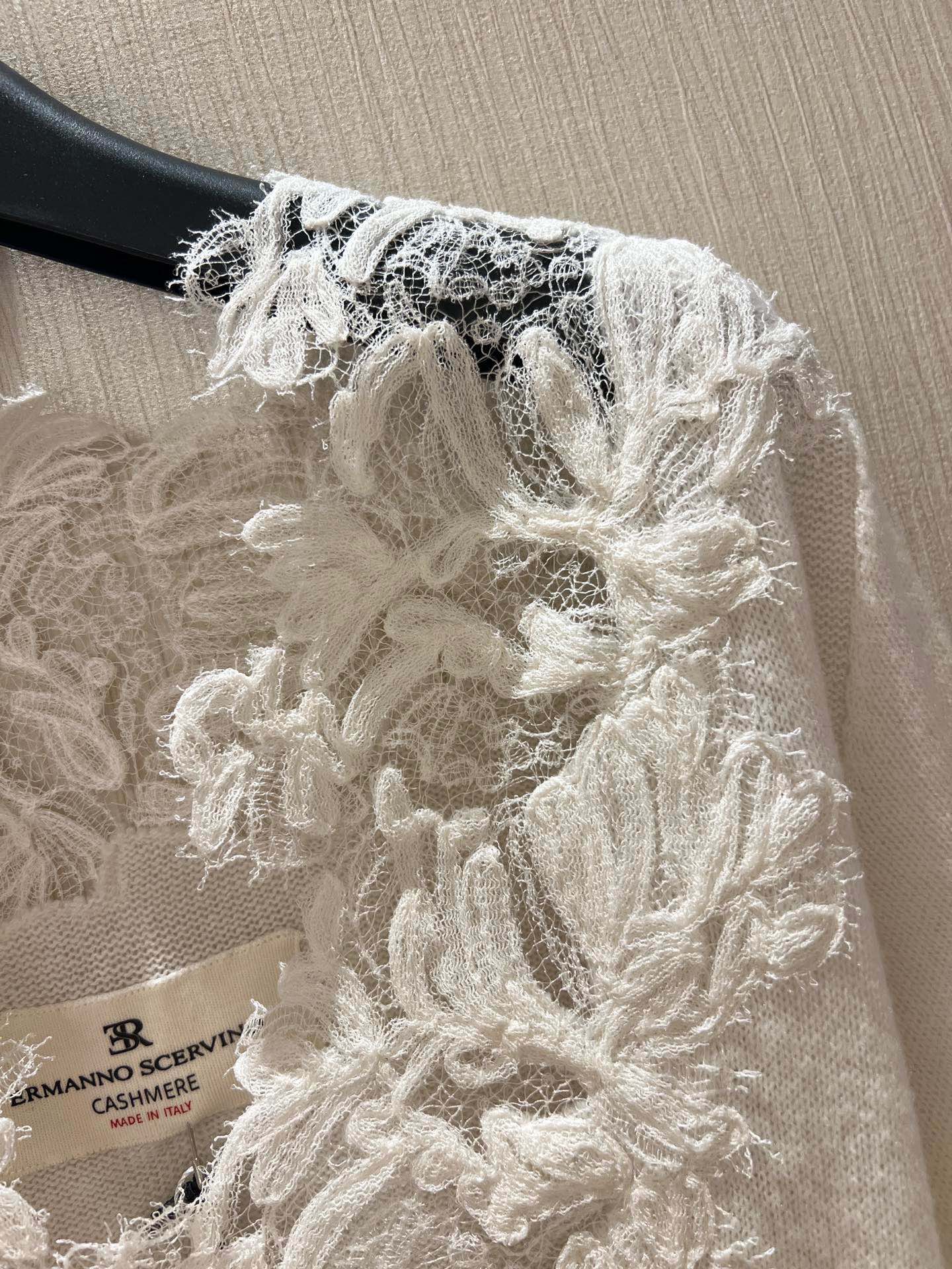 Luxurious Winter Lace Shirt: Ermanno*S 2024 Wool Line, Cozy and Romantic. - 图片 8