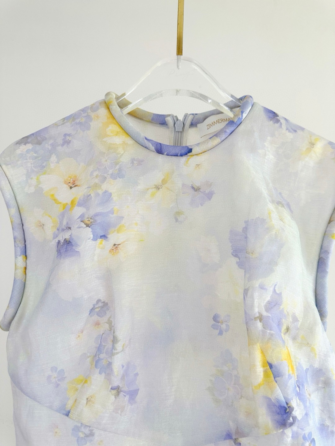 ZIMMERMANN Illuminate Costume: Vest Dress with Collar, Rope Bundle, and Hidden Zipper. - 图片 6