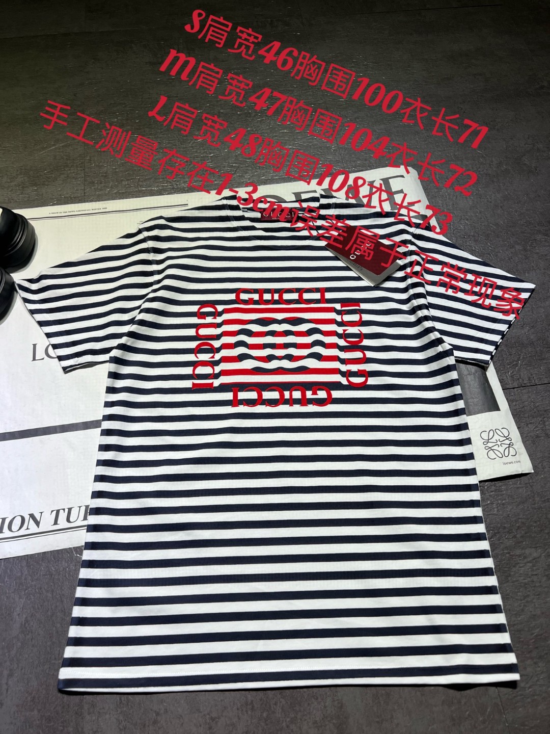 2025 Spring/Summer High-End Unisex Clothes with Gucci Grouch T-Shirts Packaged – Custom Fabrics, SML Sizes - 图片 9