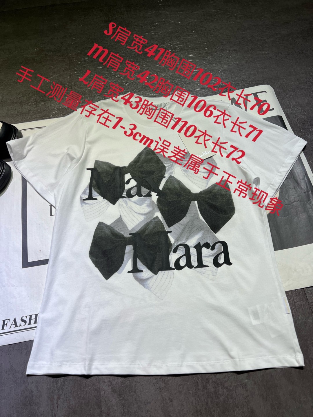 MaxMar 2025 High-Quality Women’s T-Shirts: Large, Same-Sex, Top-Up 100, Spot SML Sizes - 图片 9