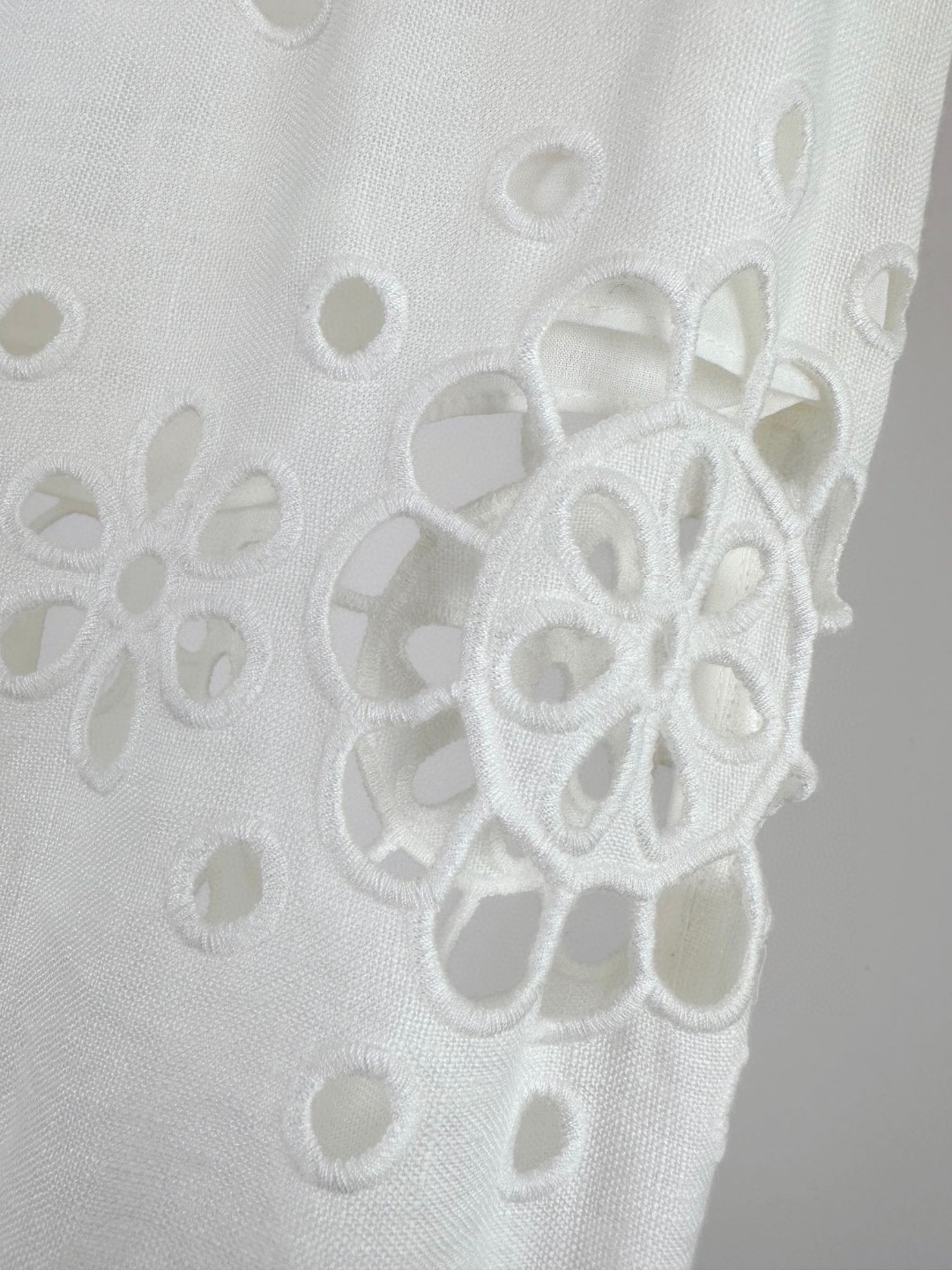 ZIMMERMANN Natura Garment Series: Embroidered Smelt Pants with Fine Detail. - 图片 7