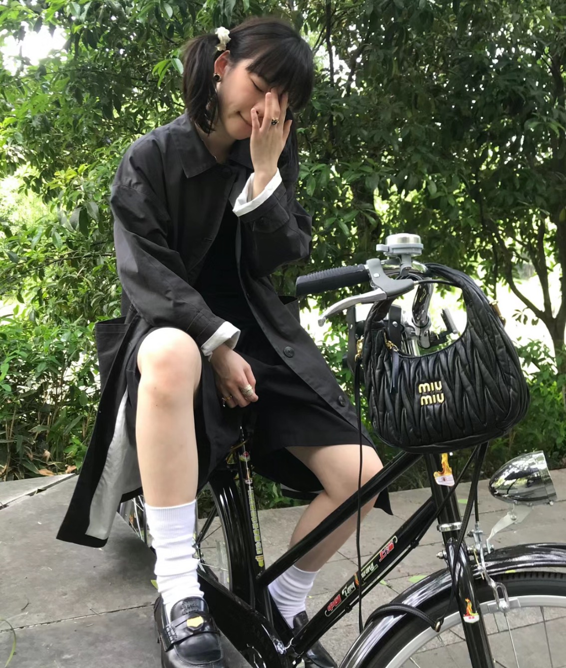 Miu Miu MiuMiu cloud bag black