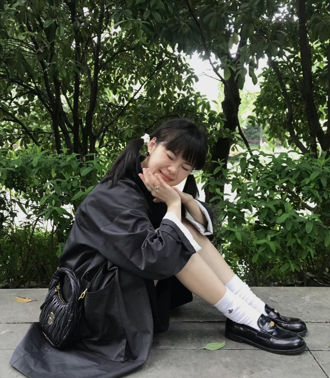 Miu Miu MiuMiu cloud bag black