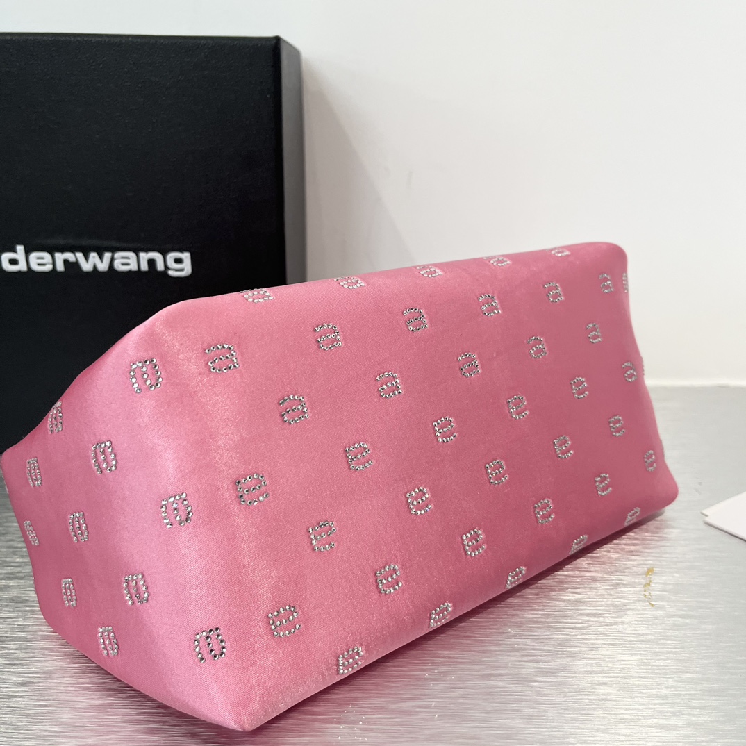 New Alexander Wang 2023 Scrunchie Handbags: Beautiful, Light, Retro Feel, Sophisticated – 22cm Size, Original Packaging. - 图片 3