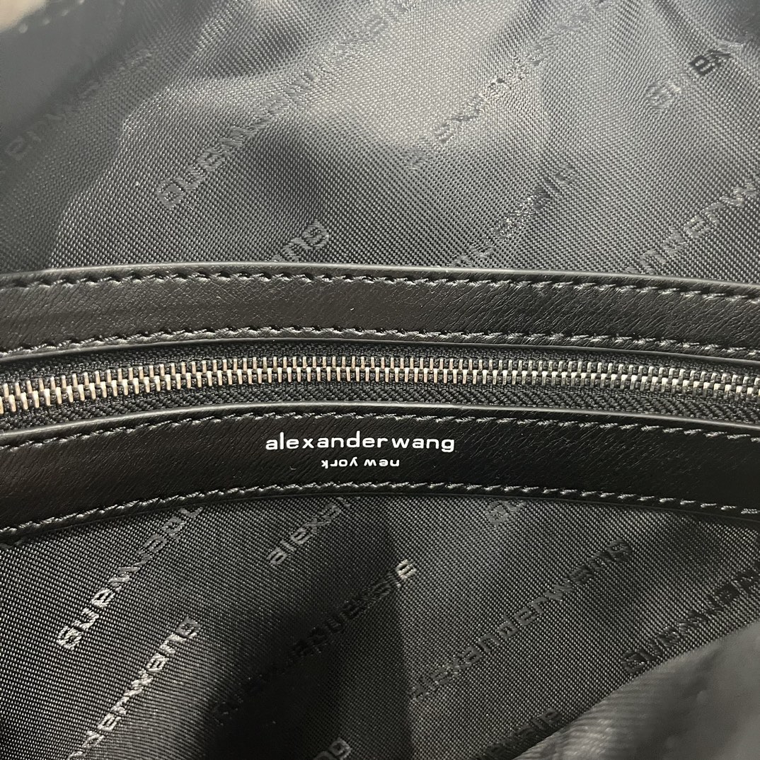 Stylish Canvas Alexander Wang Bucket Bag with Generous Capacity, Size 27, Original Packaging. - 图片 9