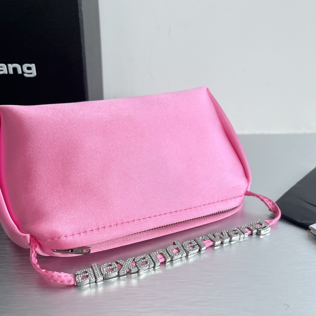 Exclusive Alexander Wang Silk Candy Handbag with Hand-held Drilling – 17cm Size - 图片 3