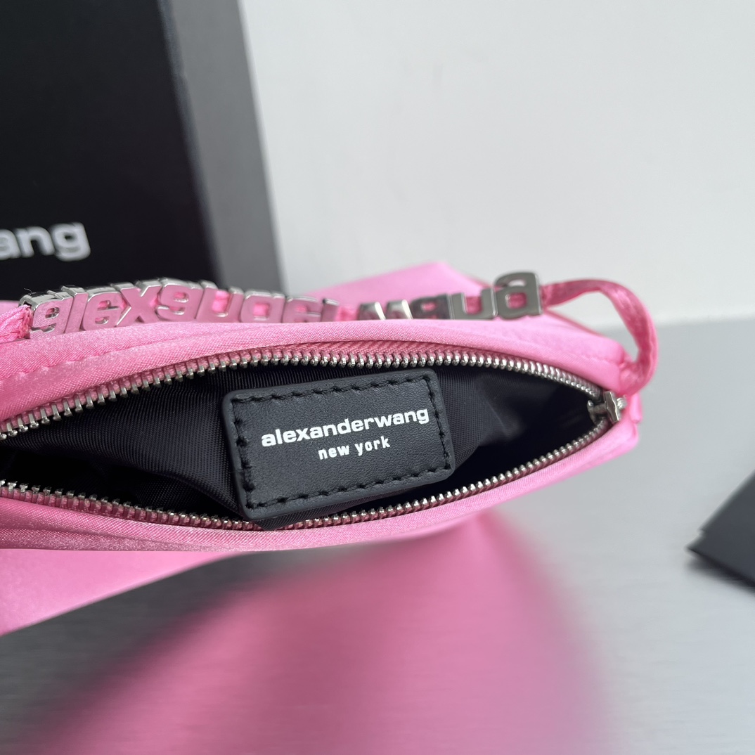 Exclusive Alexander Wang Silk Candy Handbag with Hand-held Drilling – 17cm Size - 图片 8