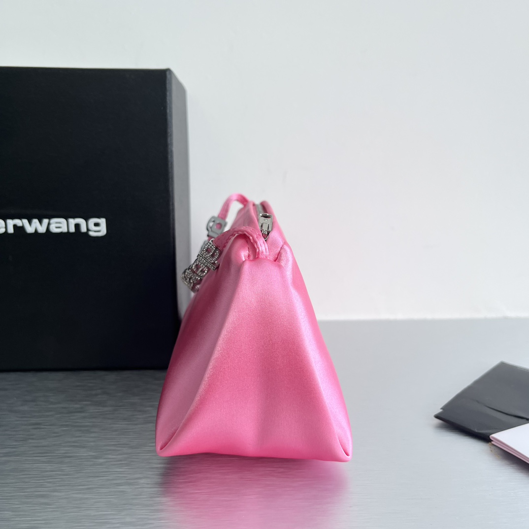 Exclusive Alexander Wang Silk Candy Handbag with Hand-held Drilling – 17cm Size - 图片 4