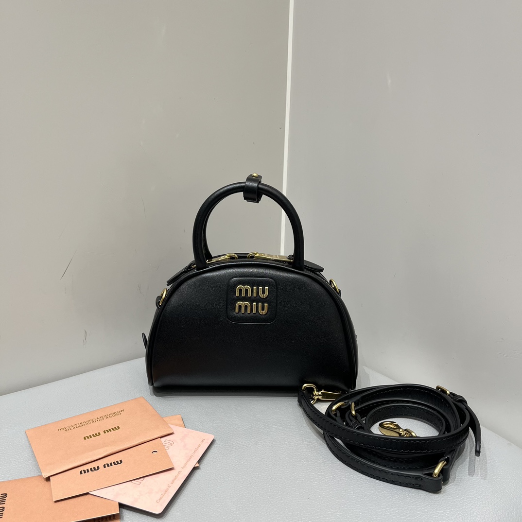 Miu Miu Miumiu half moon shell bag