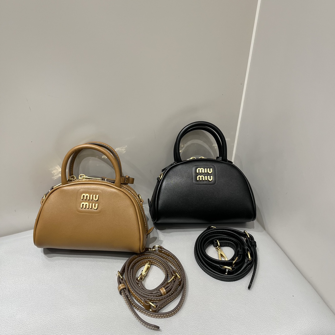Miu Miu Miumiu half-moon shell bag mini size