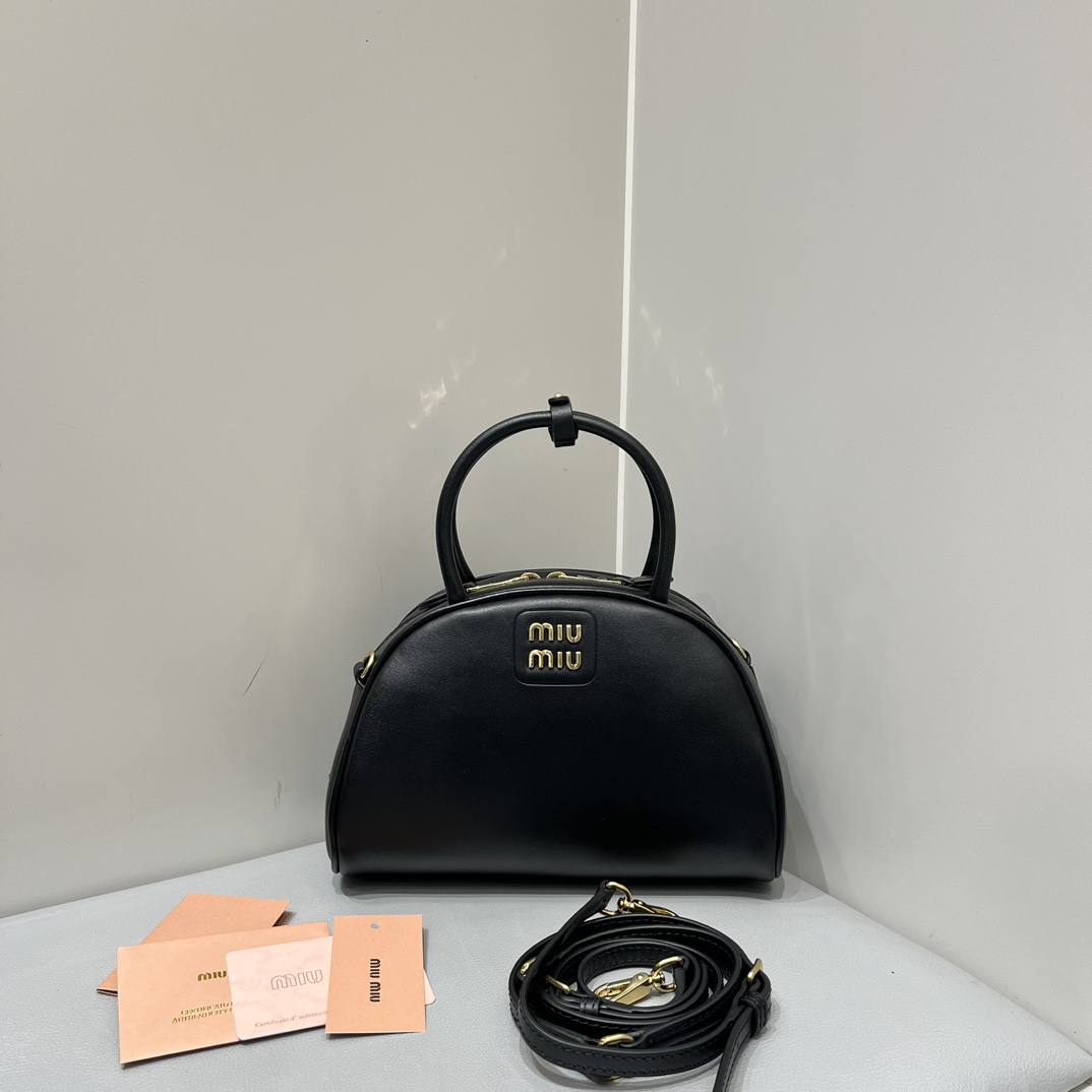 Miu Miu Small Miumiu Half Moon Shell Bag