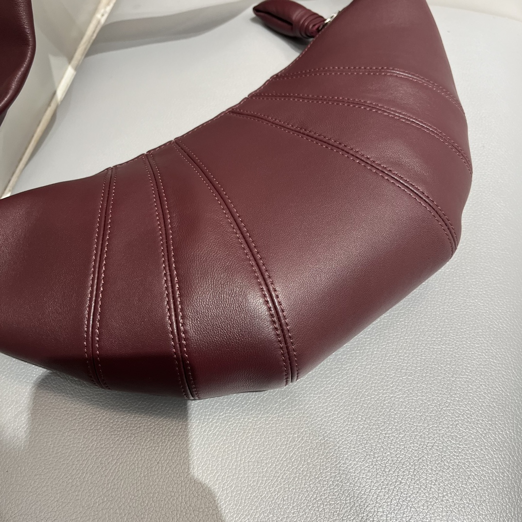Original factory shipped Lemaire croissant burgundy