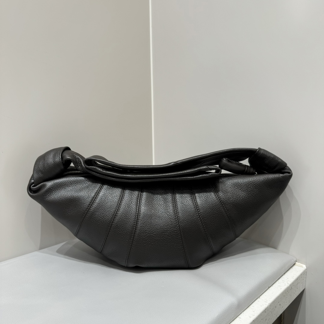 Rare edition of Lemaire croissant first launched in counter, pebbled coffee color