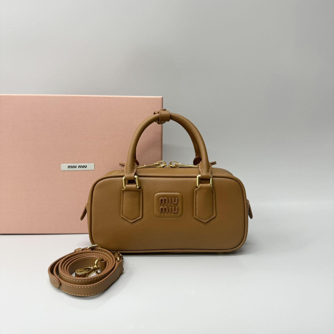 Miu Miu Cognac Napa