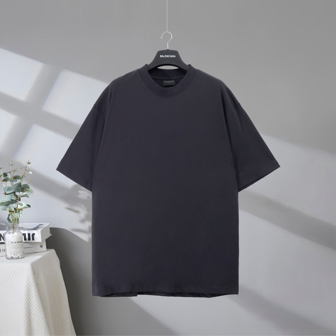 P73 Máxima calidad en el mercado BALENCIAGA/Balenciaga 2025SS Camiseta de manga corta con letras de graffiti impresas e…