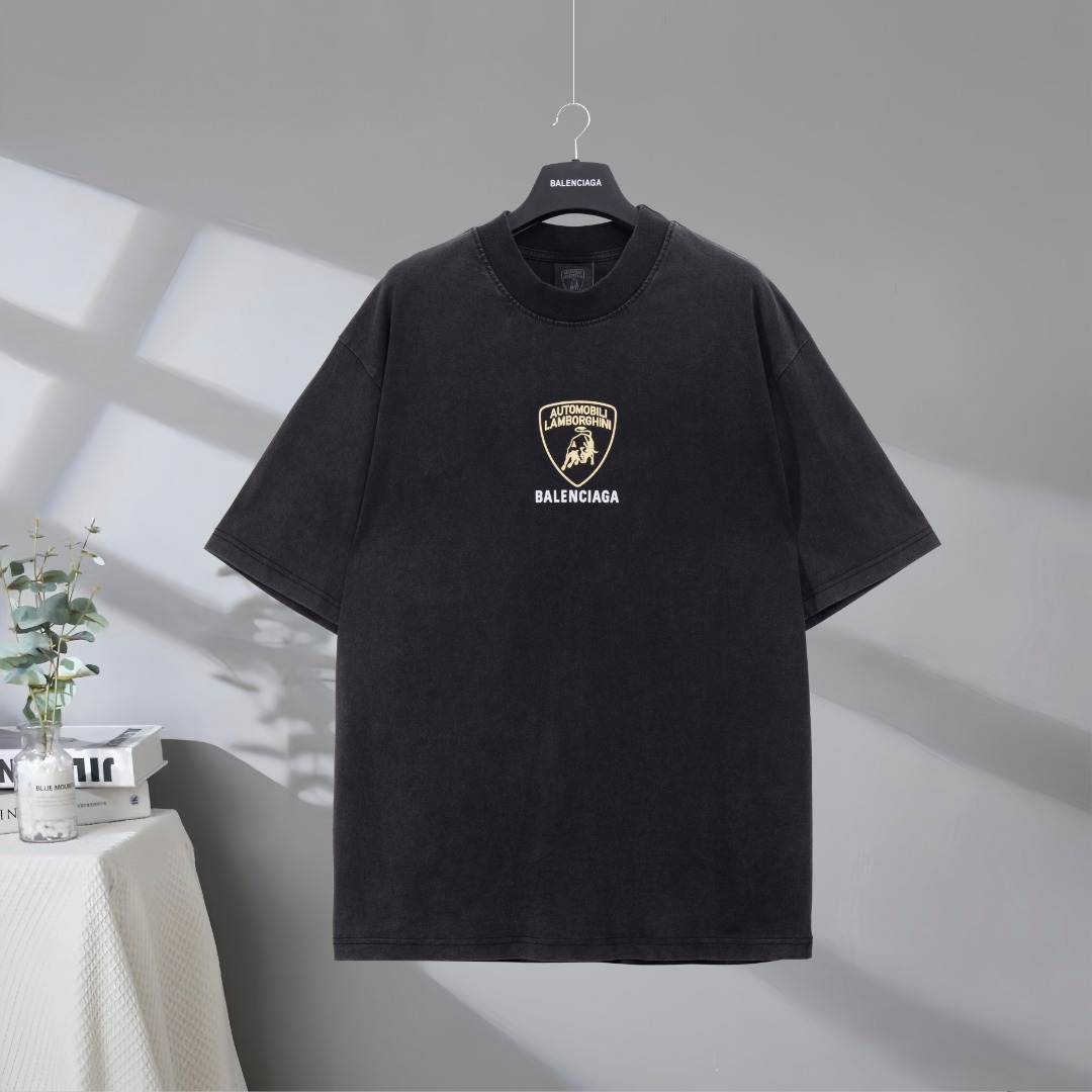 Balenciaga Lamborghini T-Shirt Black