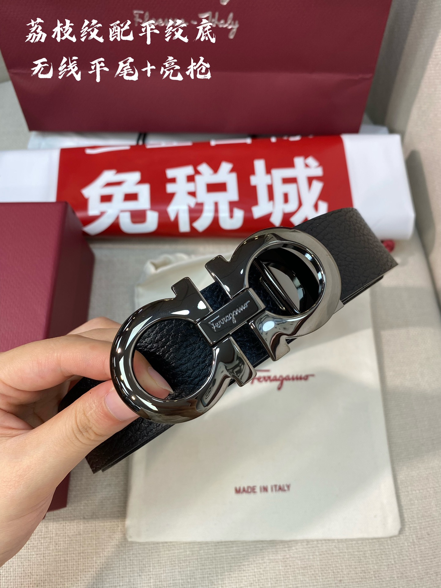 NFC-F3.5cm高级定制款男士皮带双面进口牛皮自行选择搭配真材实料很有质感时尚经典不失风范可自行裁剪