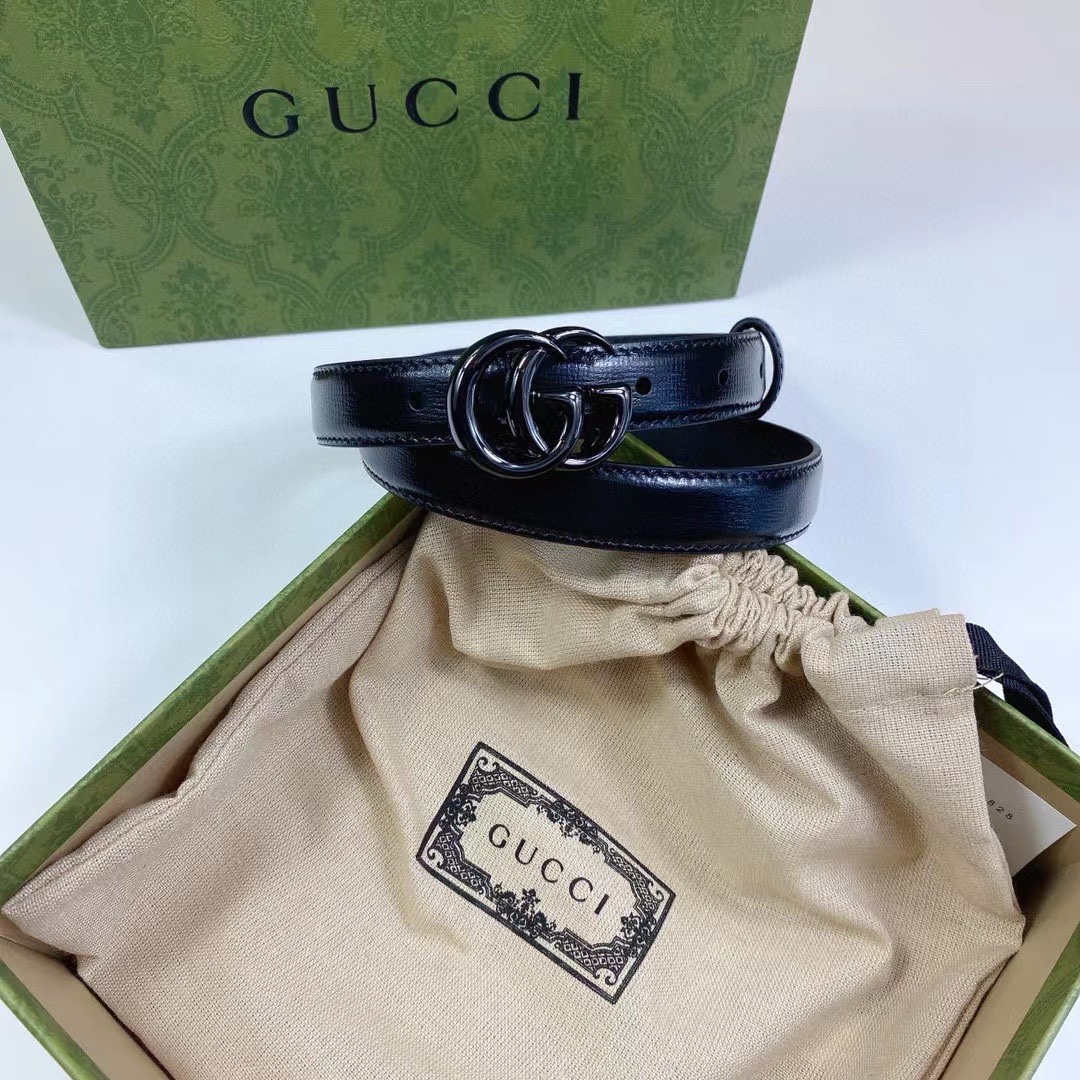 Gucci古奇官网经典正品规格2.0cm原版品质头层小牛皮搭配进口底