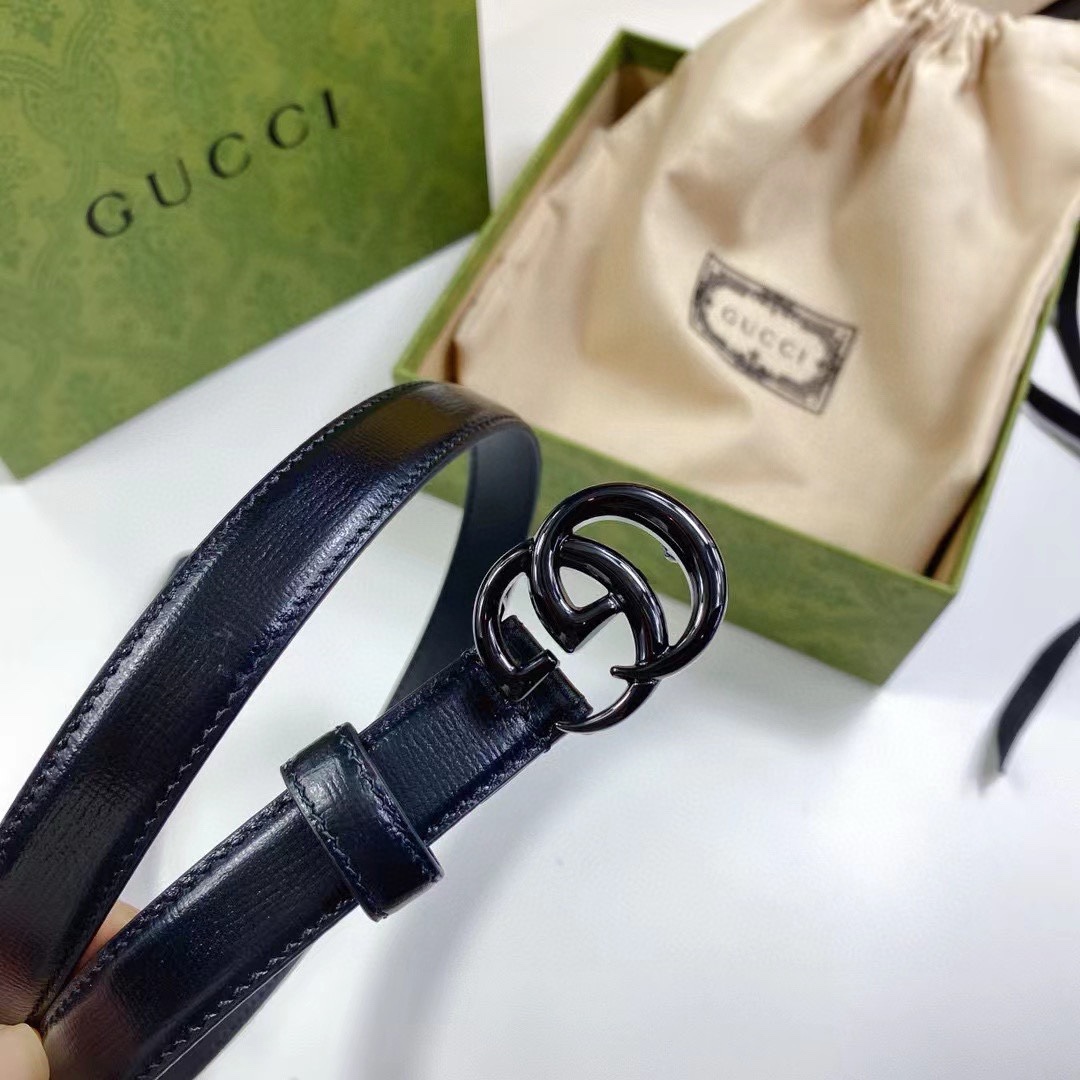 Gucci古奇官网经典正品规格2.0cm原版品质头层小牛皮搭配进口底