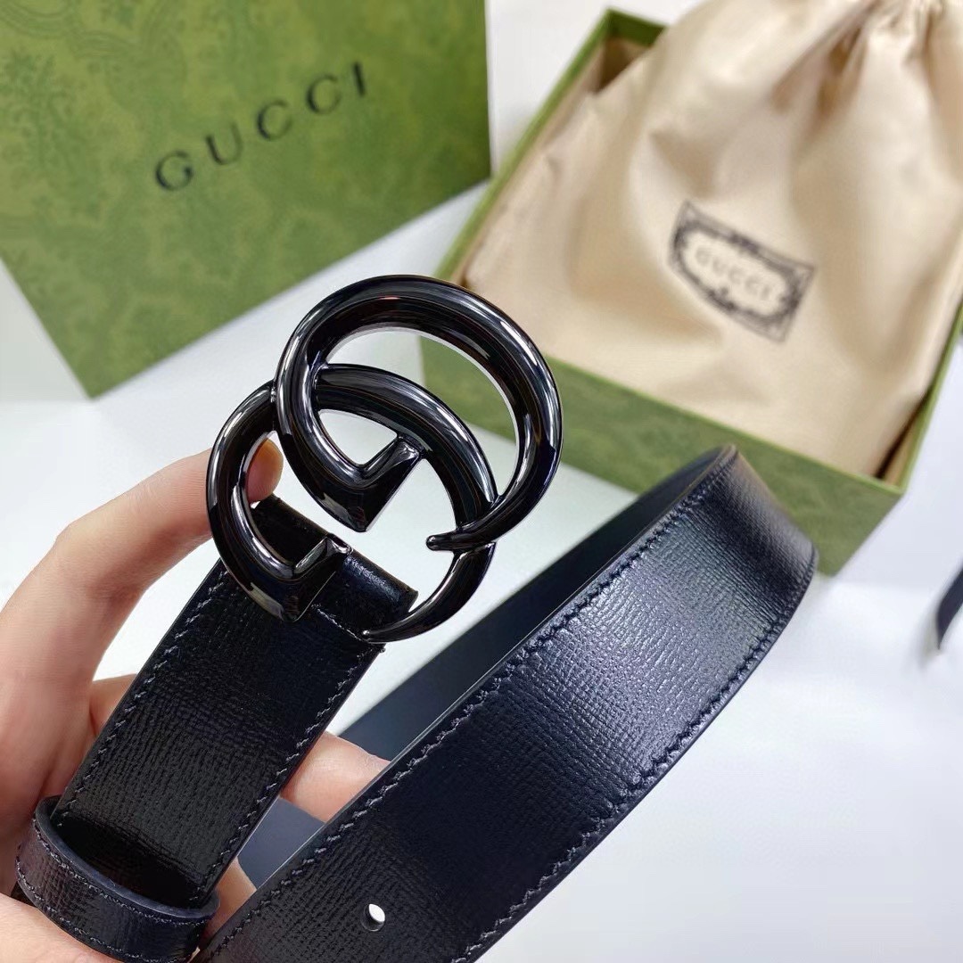 Gucci古奇官网经典正品规格4.0cm原版品质头层小牛皮搭配进口底