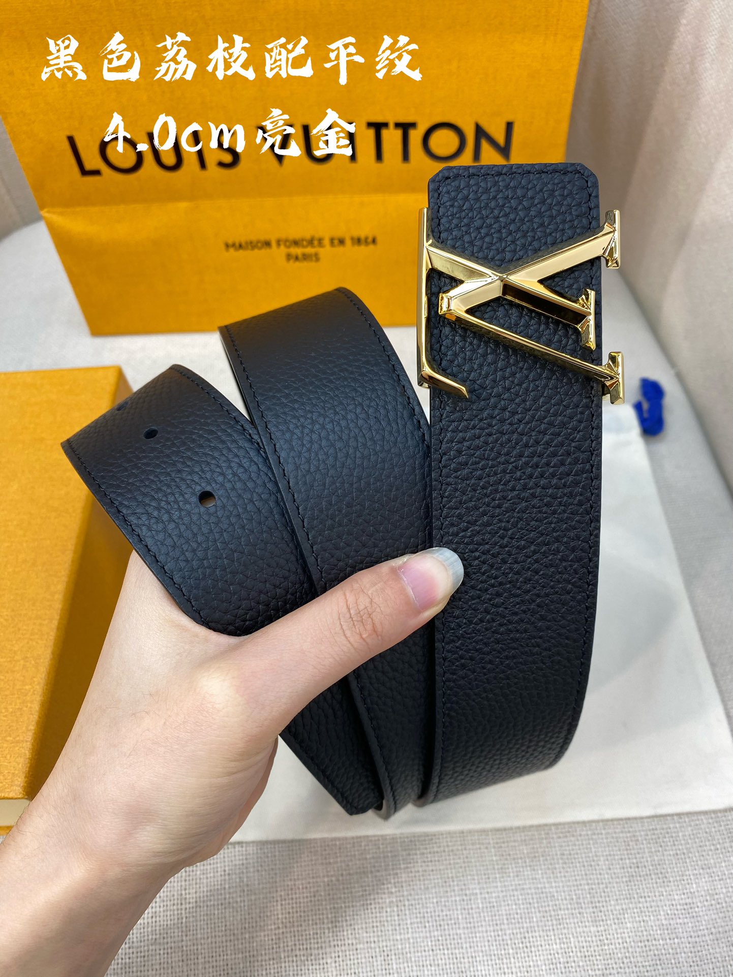 LV代工厂货品4.0宽度可验货正品一体铸造五金原厂皮料