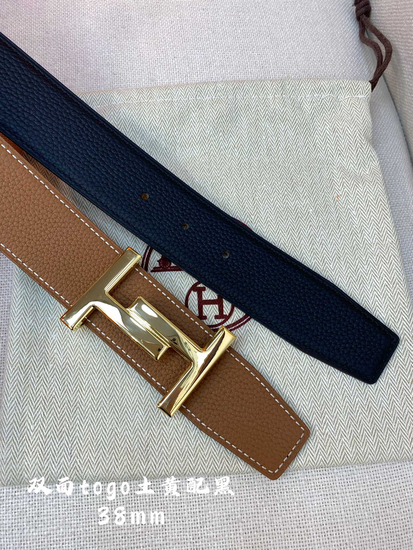 Hermes-HBELTBUCKLE&REVERSIBLELEATHERSTRAmm爱马仕专柜同步进口e