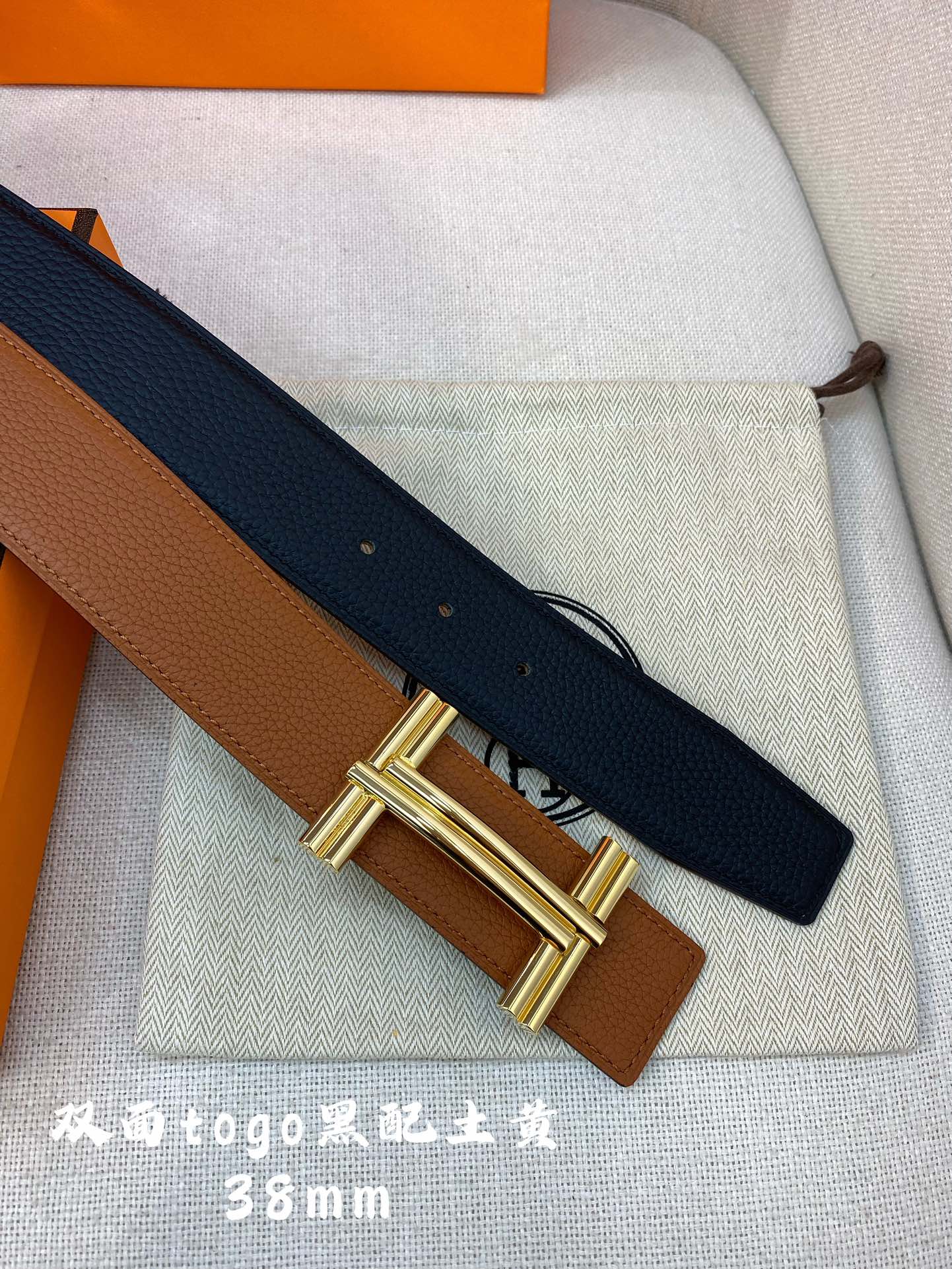 Hermes-HBELTBUCKLE&REVERSIBLELEATHERSTRAmm爱马仕专柜同步进口e