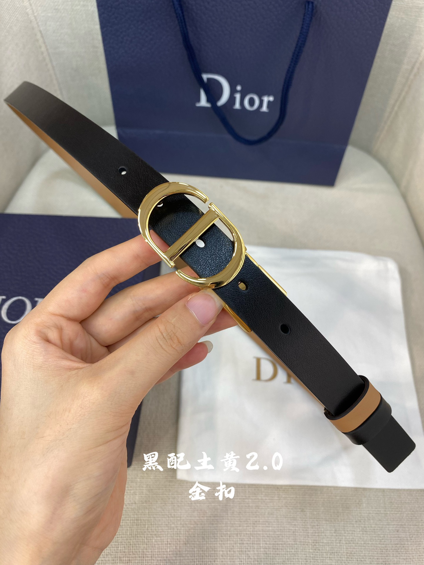 Dior迪奧新款官網系列明星走秀款全力打造精緻優雅心備佳品五金採用精湛的處理工藝進口貴族牛皮適用百搭腰飾