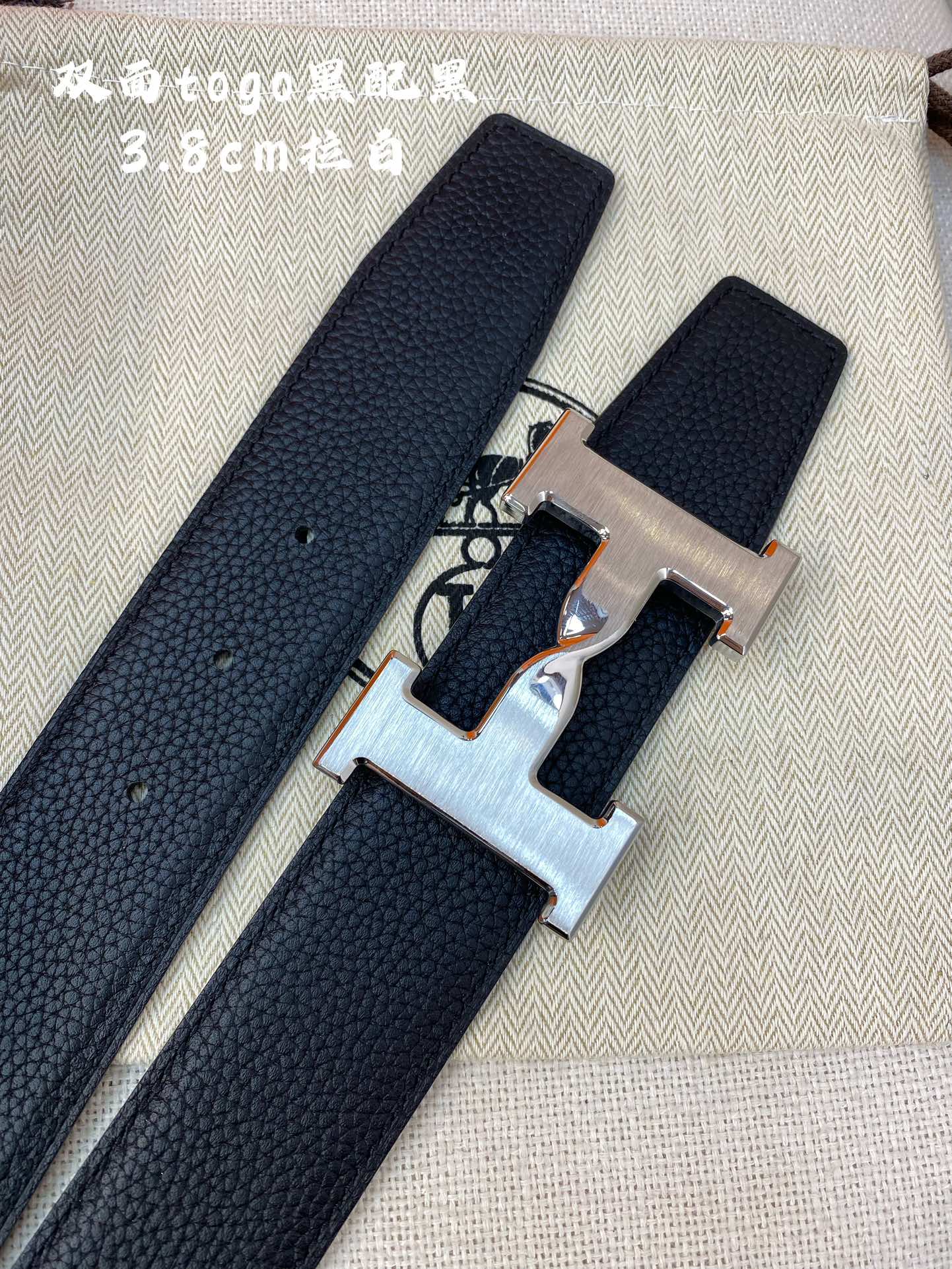 Hermes-HBELTBUCKLE&REVERSIBLELEATHERSTRAmm爱马仕专柜同步进口e