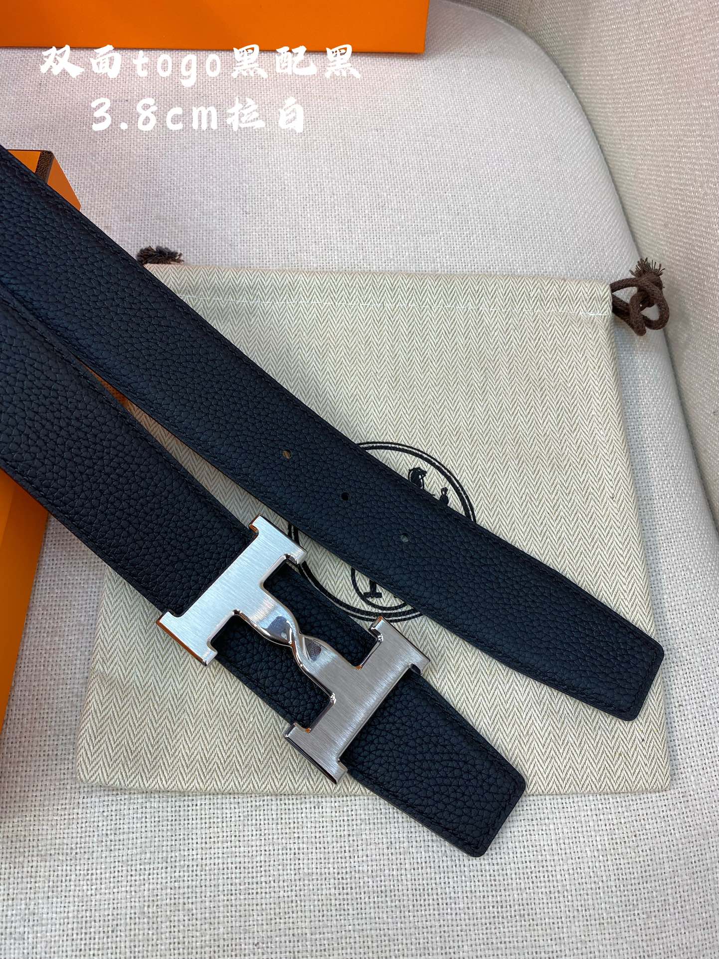 Hermes-HBELTBUCKLE&REVERSIBLELEATHERSTRAmm爱马仕专柜同步进口e