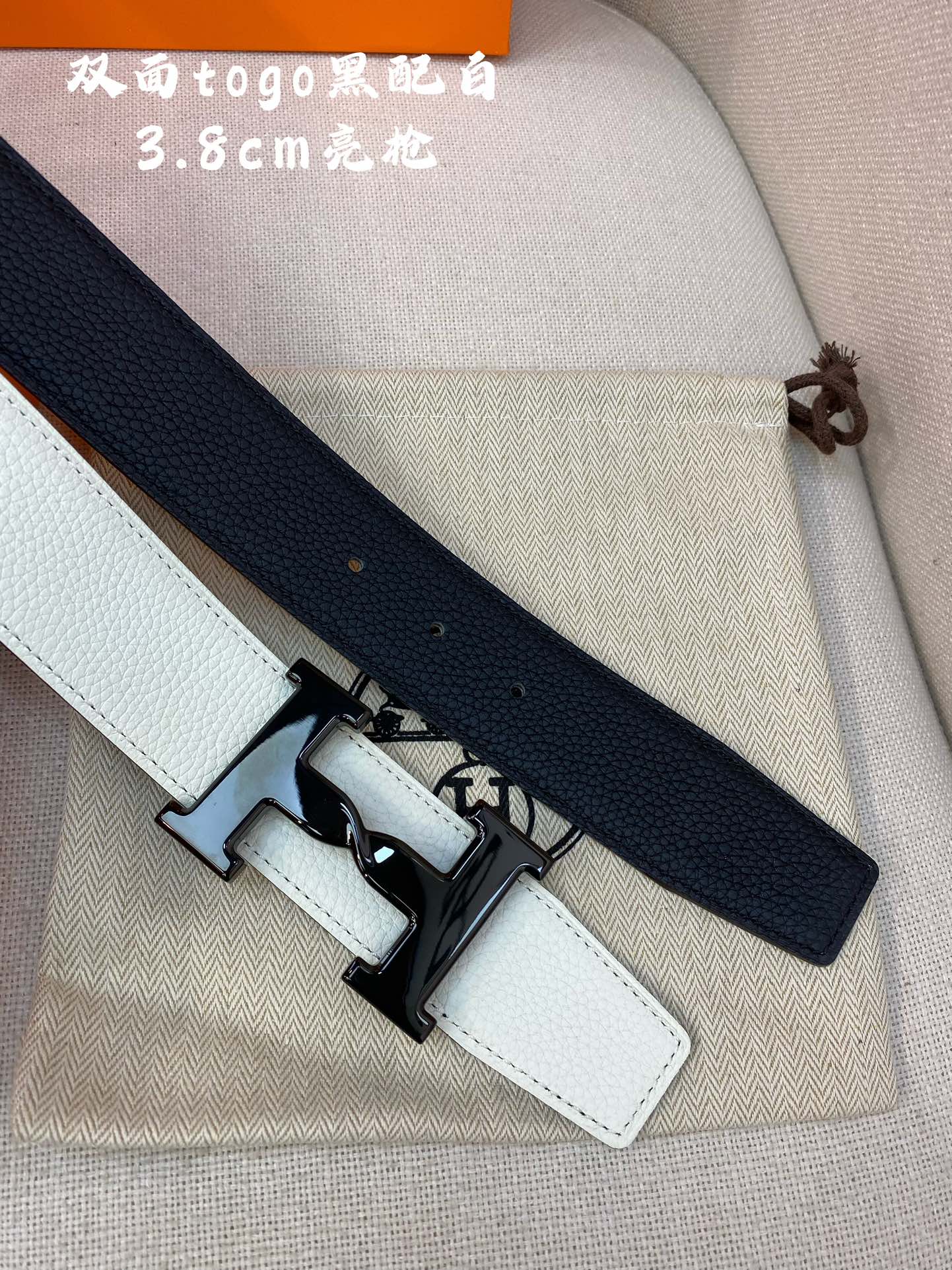 Hermes-HBELTBUCKLE&REVERSIBLELEATHERSTRAmm爱马仕专柜同步进口e