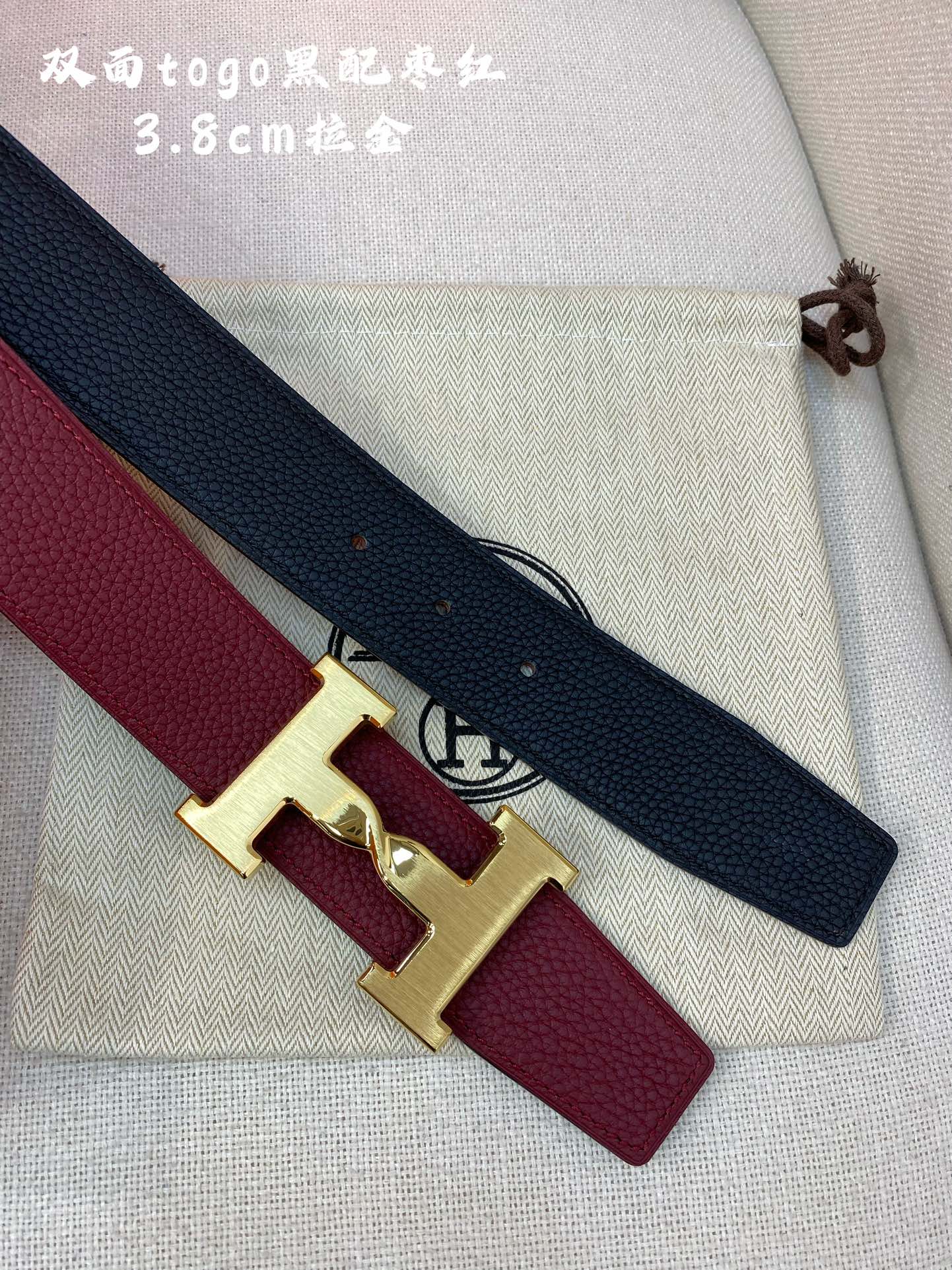 Hermes-HBELTBUCKLE&REVERSIBLELEATHERSTRAmm爱马仕专柜同步进口e