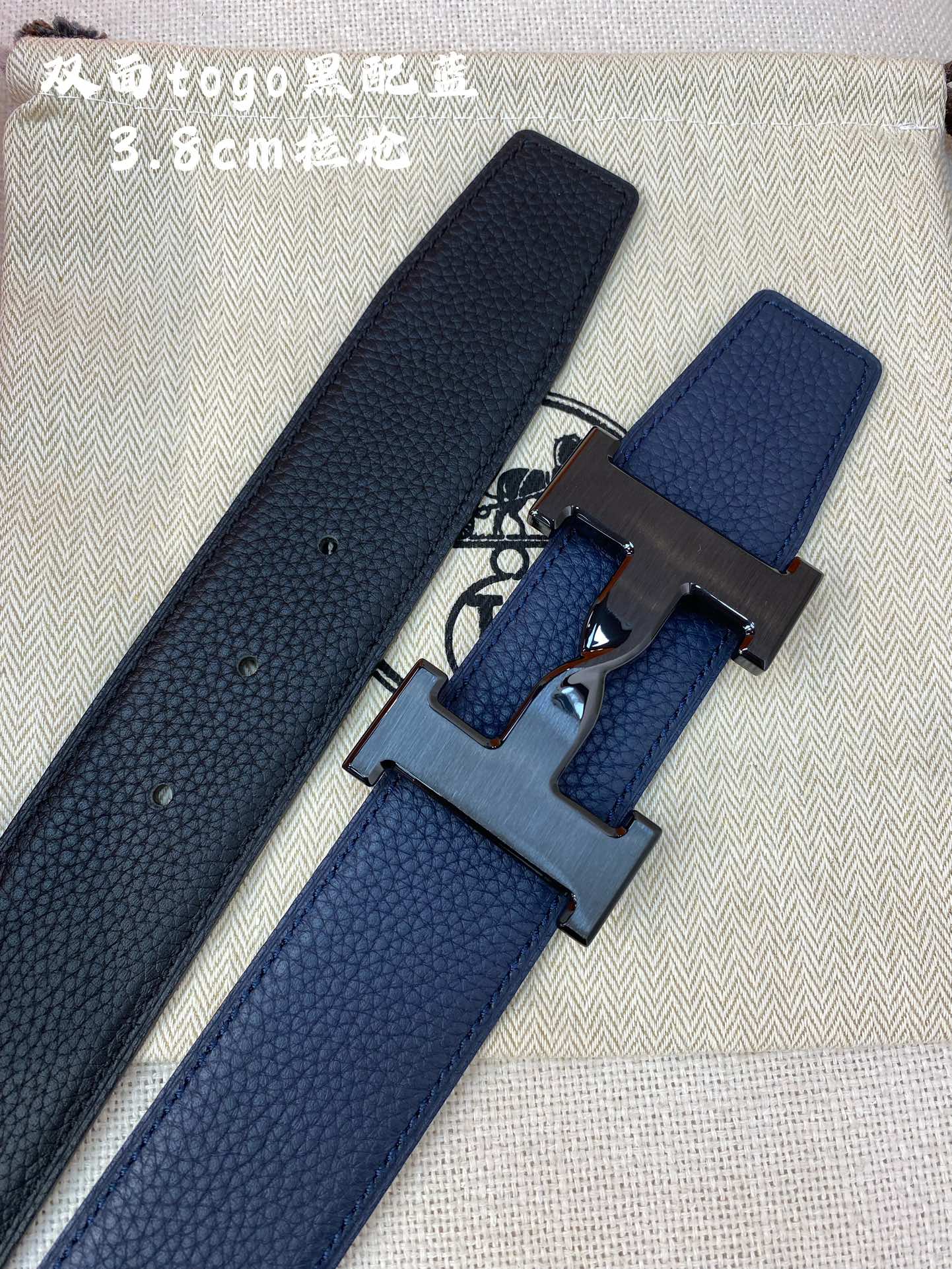 Hermes-HBELTBUCKLE&REVERSIBLELEATHERSTRAmm爱马仕专柜同步进口e