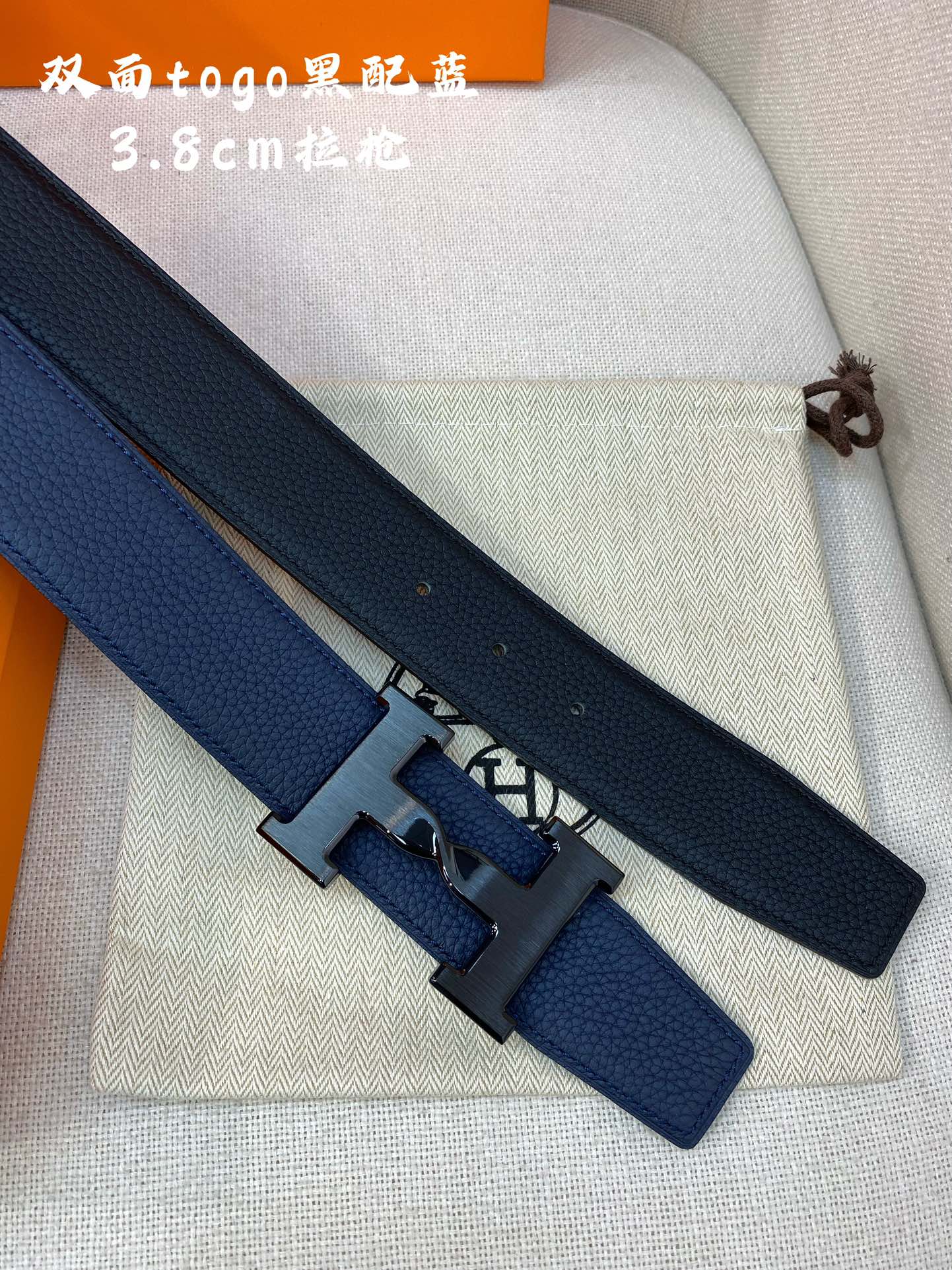 Hermes-HBELTBUCKLE&REVERSIBLELEATHERSTRAmm爱马仕专柜同步进口e