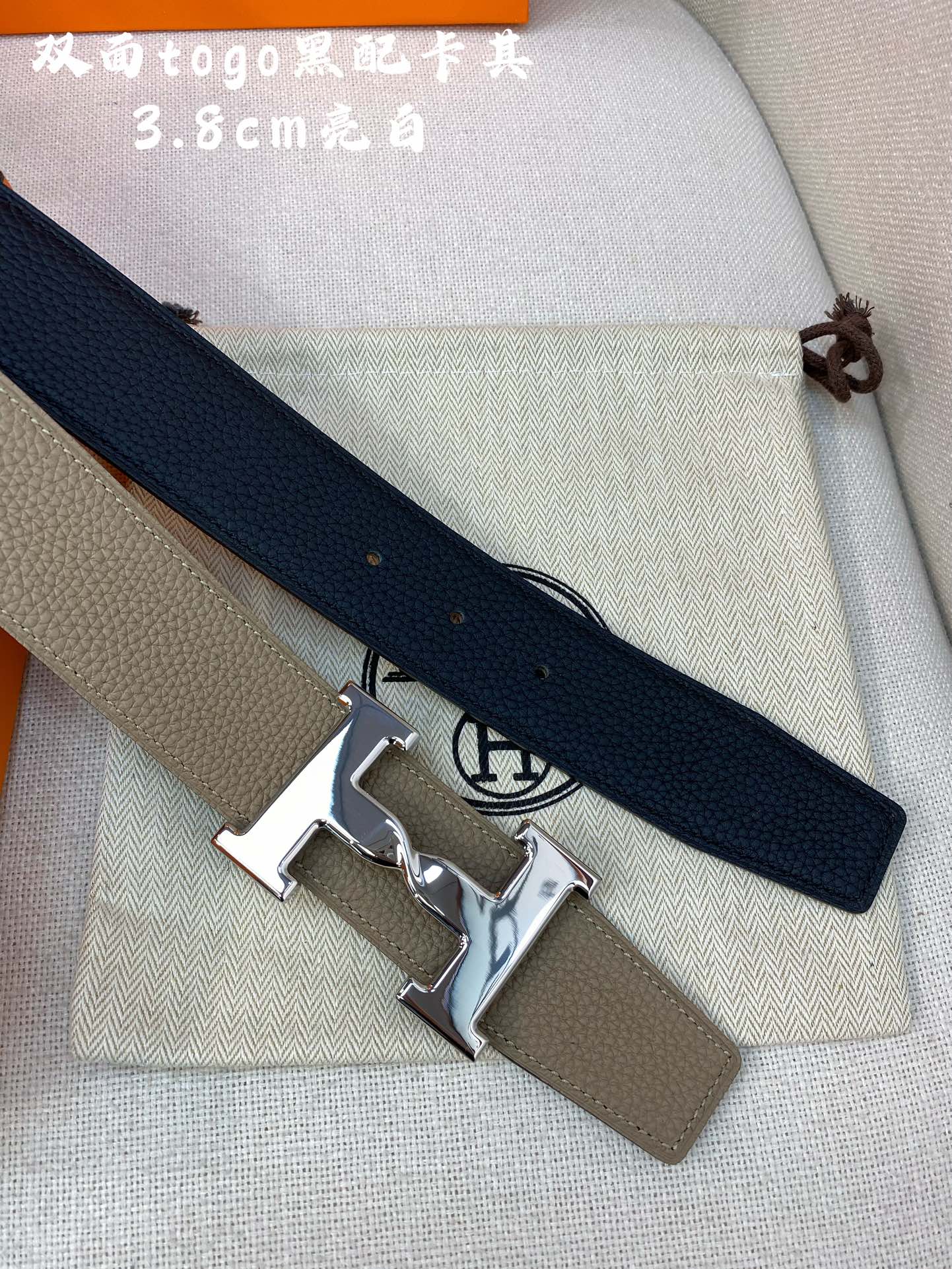 Hermes-HBELTBUCKLE&REVERSIBLELEATHERSTRAmm爱马仕专柜同步进口e