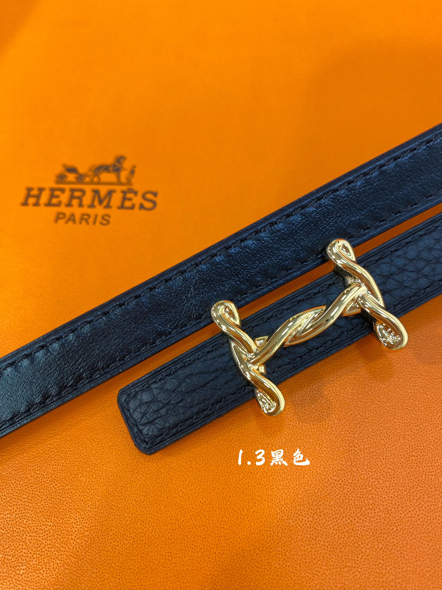 官网同步-hermes-Glenan皮帶扣&雙面皮腰帶13MM鍍鈀金属皮带扣小牛皮双面腰带