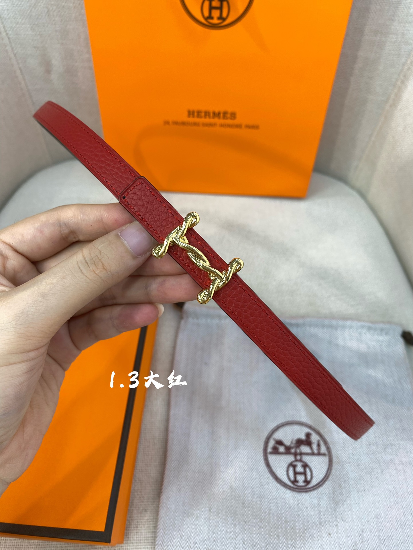 官网同步-hermes-Glenan皮帶扣&雙面皮腰帶13MM鍍鈀金属皮带扣小牛皮双面腰带