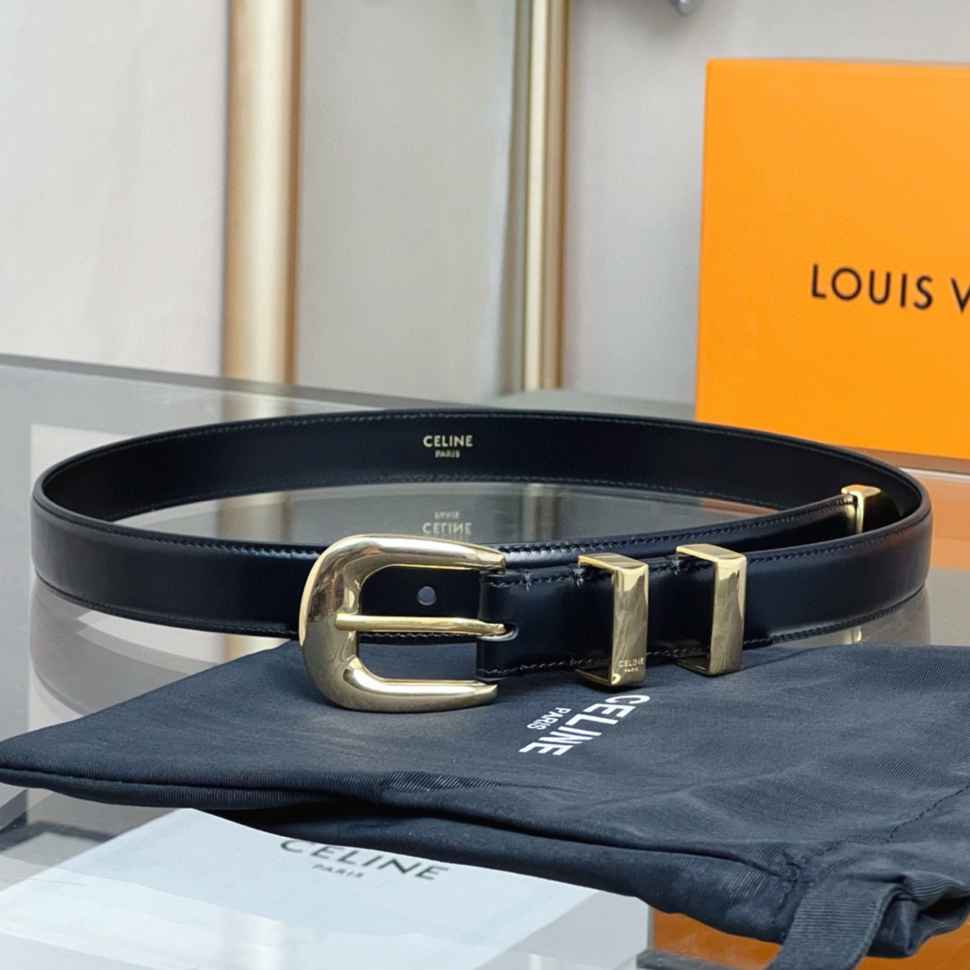 p165 代购正品级🛳赛琳 女士腰带 céline 2022春夏新款 正品复刻，细节完美凯旋门腰带 2.5cm精品 铜扣 织带拼接牛皮腰带.