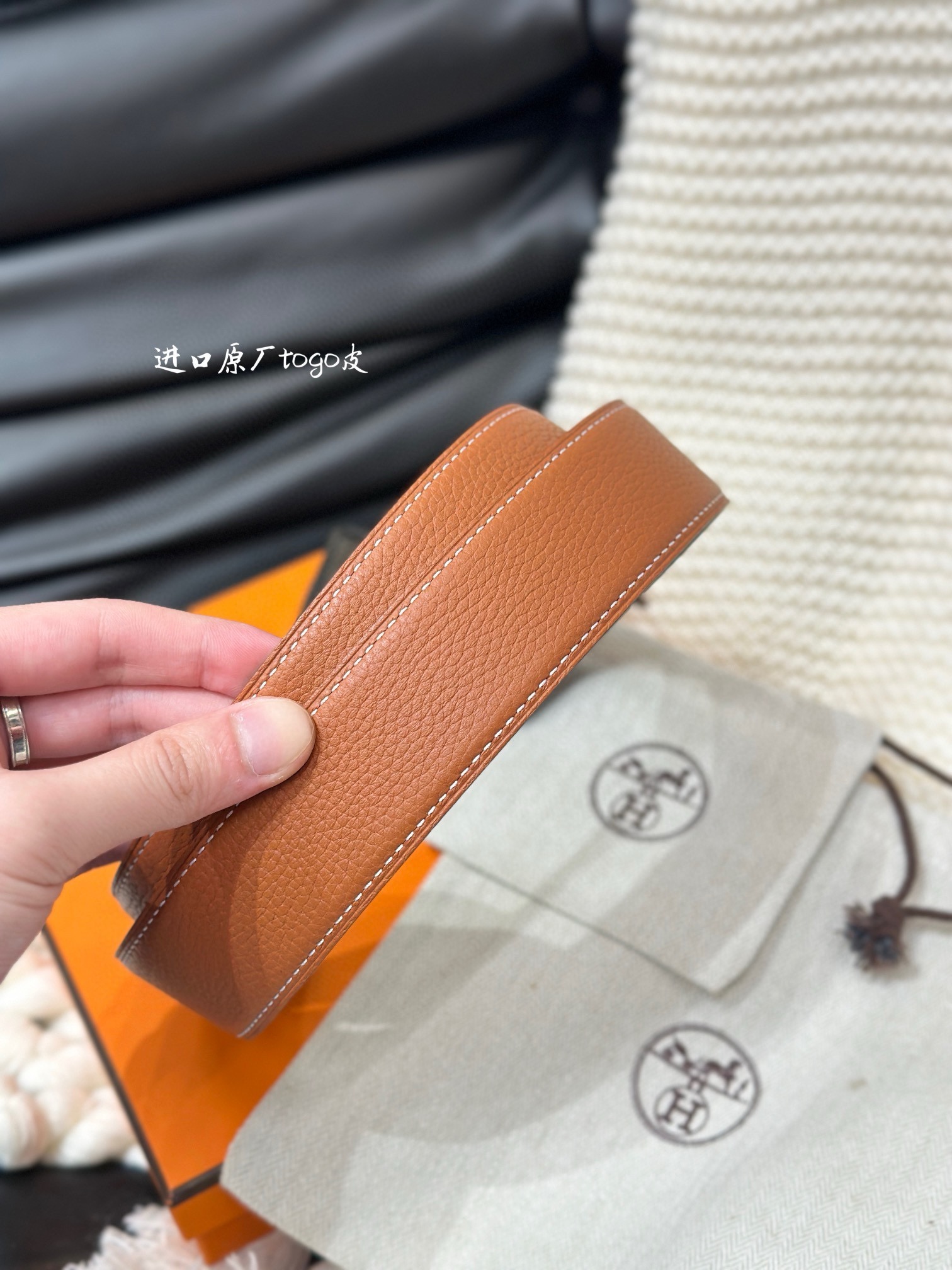 Hermes-HBELTBUCKLE&REVERSIBLELEATHERSTRAmm爱马仕专柜同步进口e