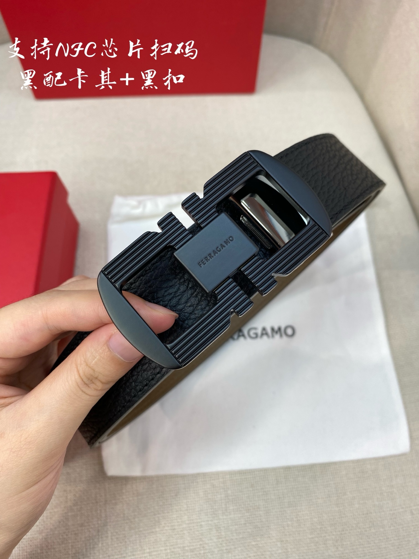 🅿️150 菲拉格慕F3.5cm高级定制款男士皮带 ，双面进口牛皮，自行选择搭配 真材实料 很有质感 时尚经典不失风范 可自行裁剪 ！