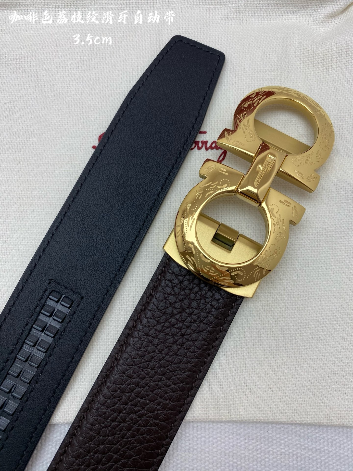 NO:586233,Fila men's automatic belt - width 34MM 316 fine steel buckle, exquisitely crafted, soft to the touch, can be cut, belt19860909菲拉男士自动腰带- 宽度34MM 316精品钢扣 精工打造 手感柔软 可以裁剪,皮带,Belt