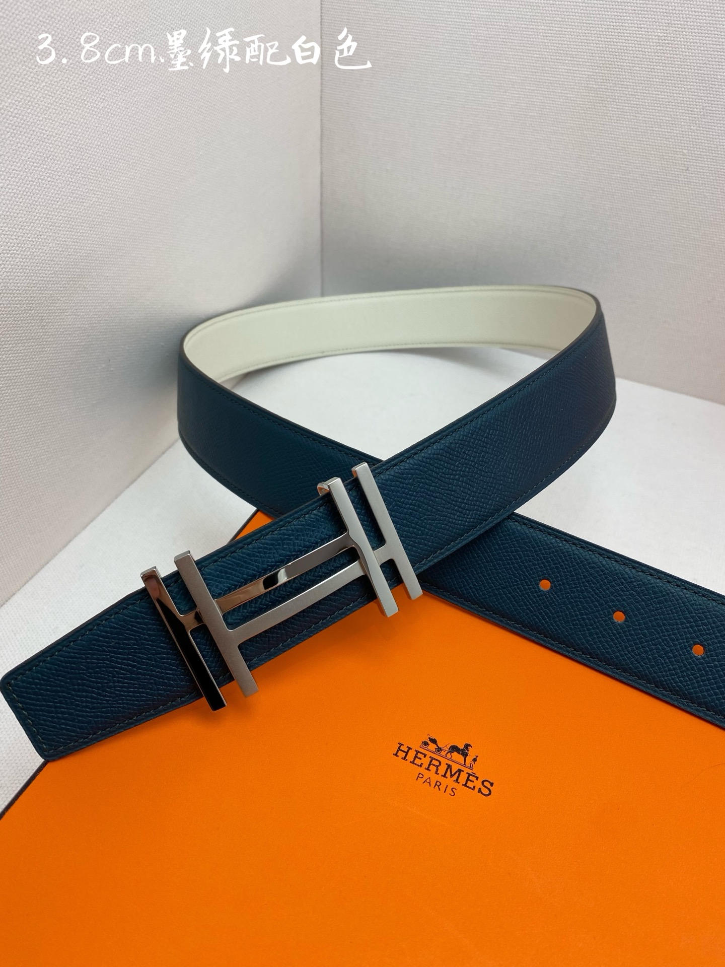 Hermes-38MM 爱马仕专柜同步 进epsom双面小牛皮 精钢精品五金 双面可用🅿️160