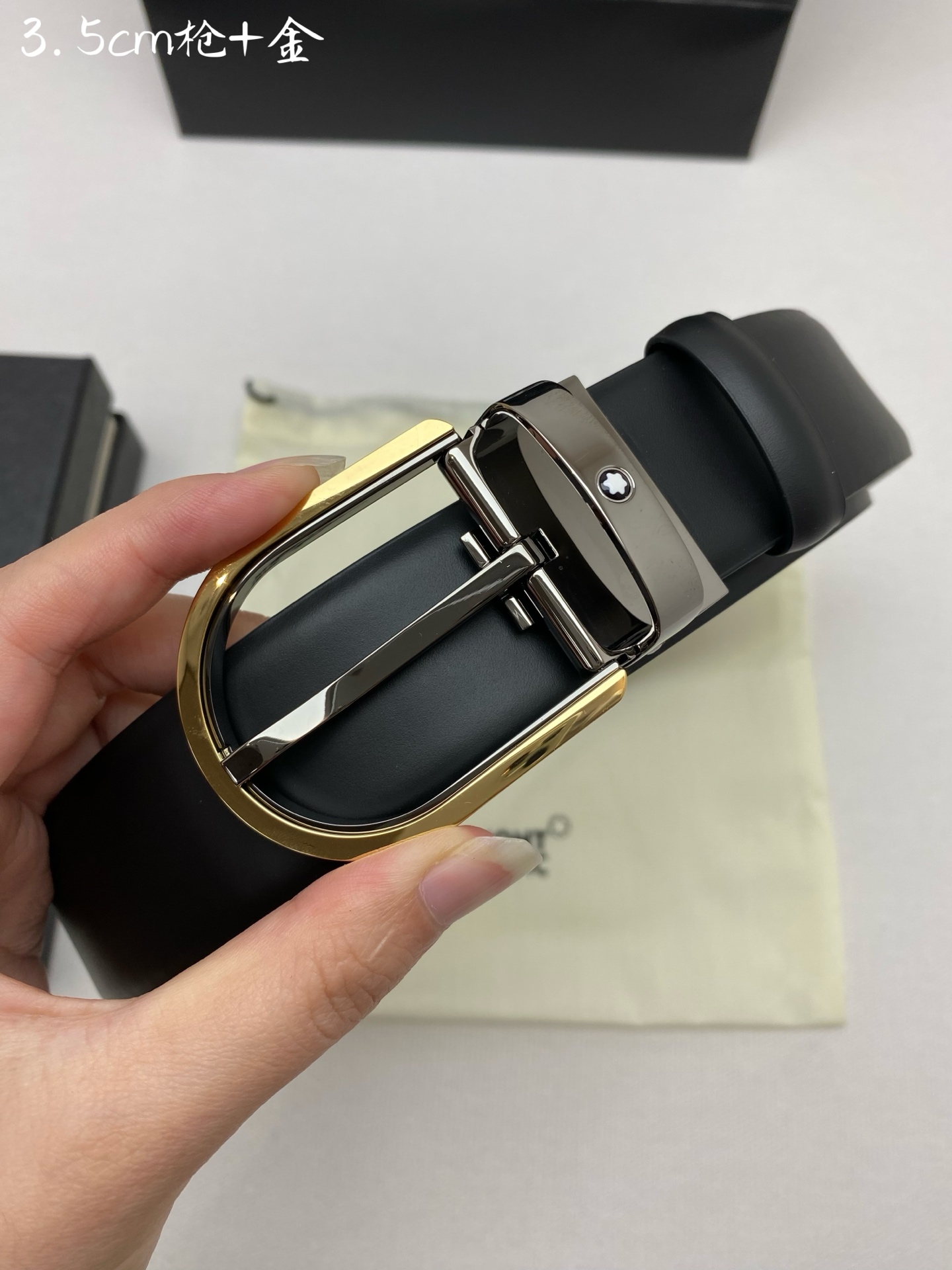 Montblanc belt Montblanc 3.5cm — photo 5