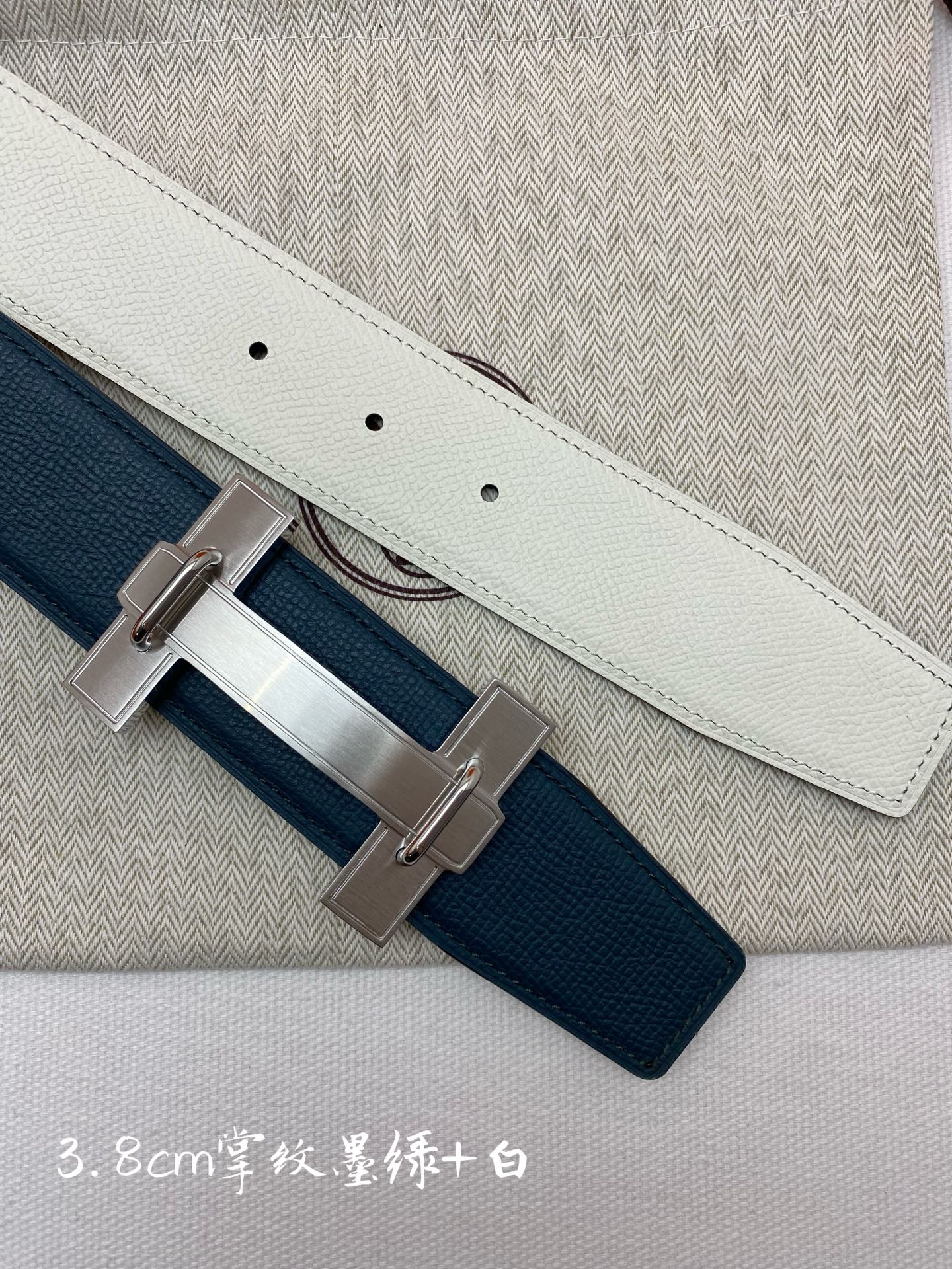 Hermes-38MM 爱马仕专柜同步 进ePsom双面小牛皮 精钢精品五金 双面可用
