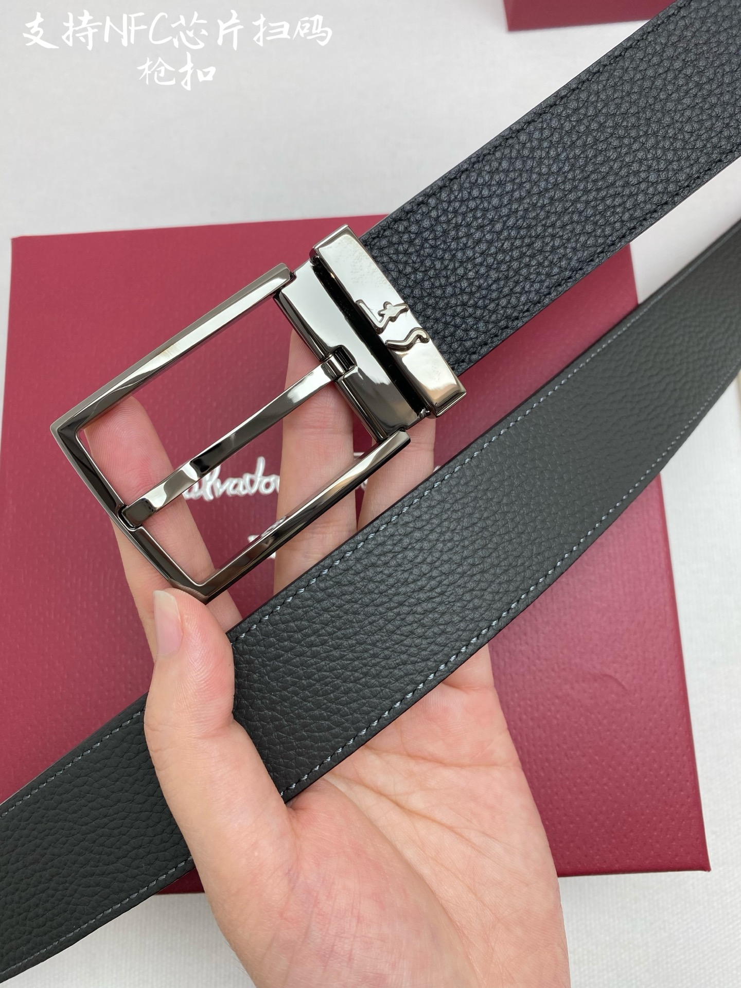 NFC-F3.5cm高级定制款男士皮带 ，双面进口牛皮，自行选择搭配 真材实料 很有质感 时尚经典不失风