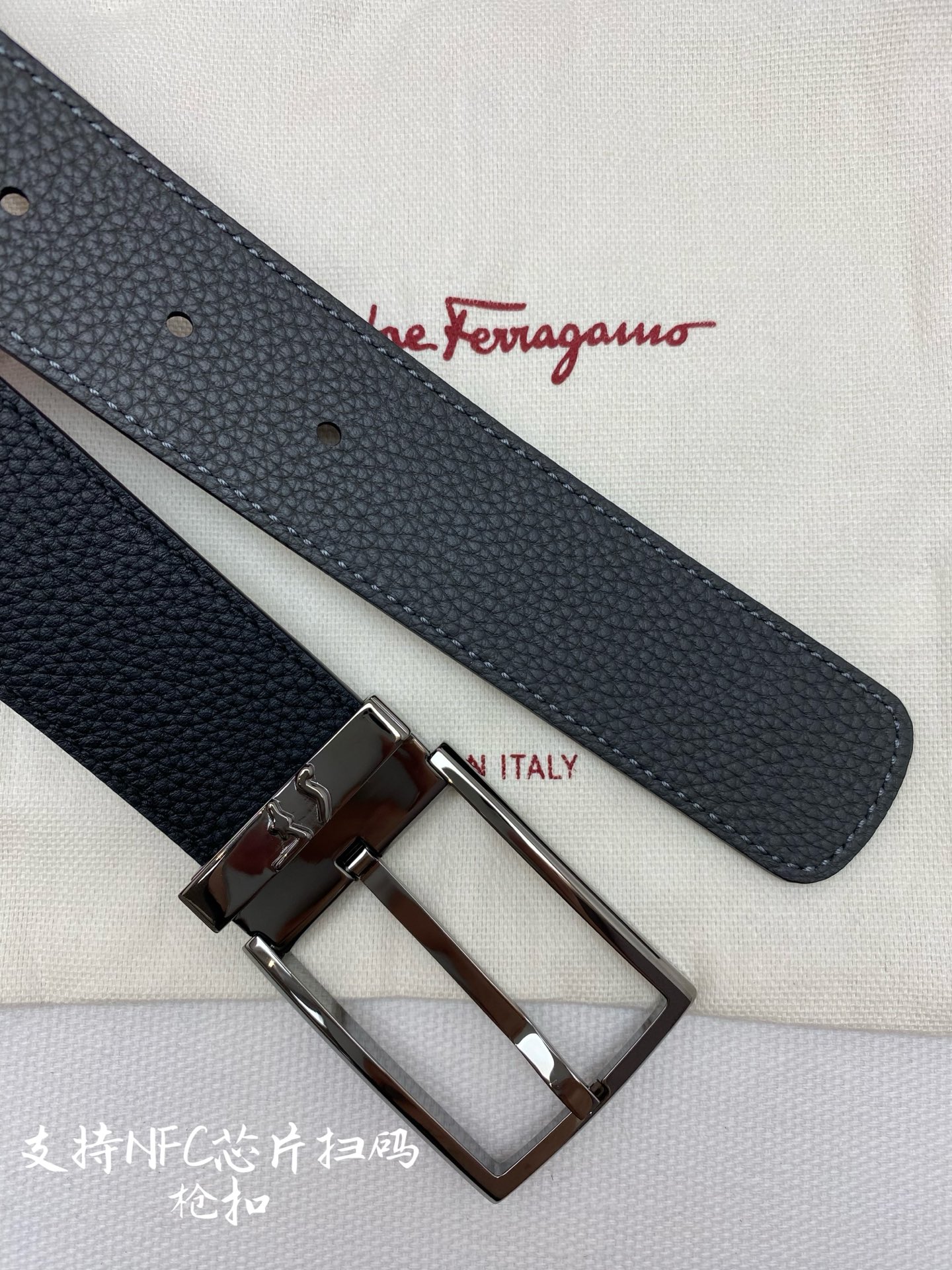 NFC-F3.5cm高级定制款男士皮带 ，双面进口牛皮，自行选择搭配 真材实料 很有质感 时尚经典不失风