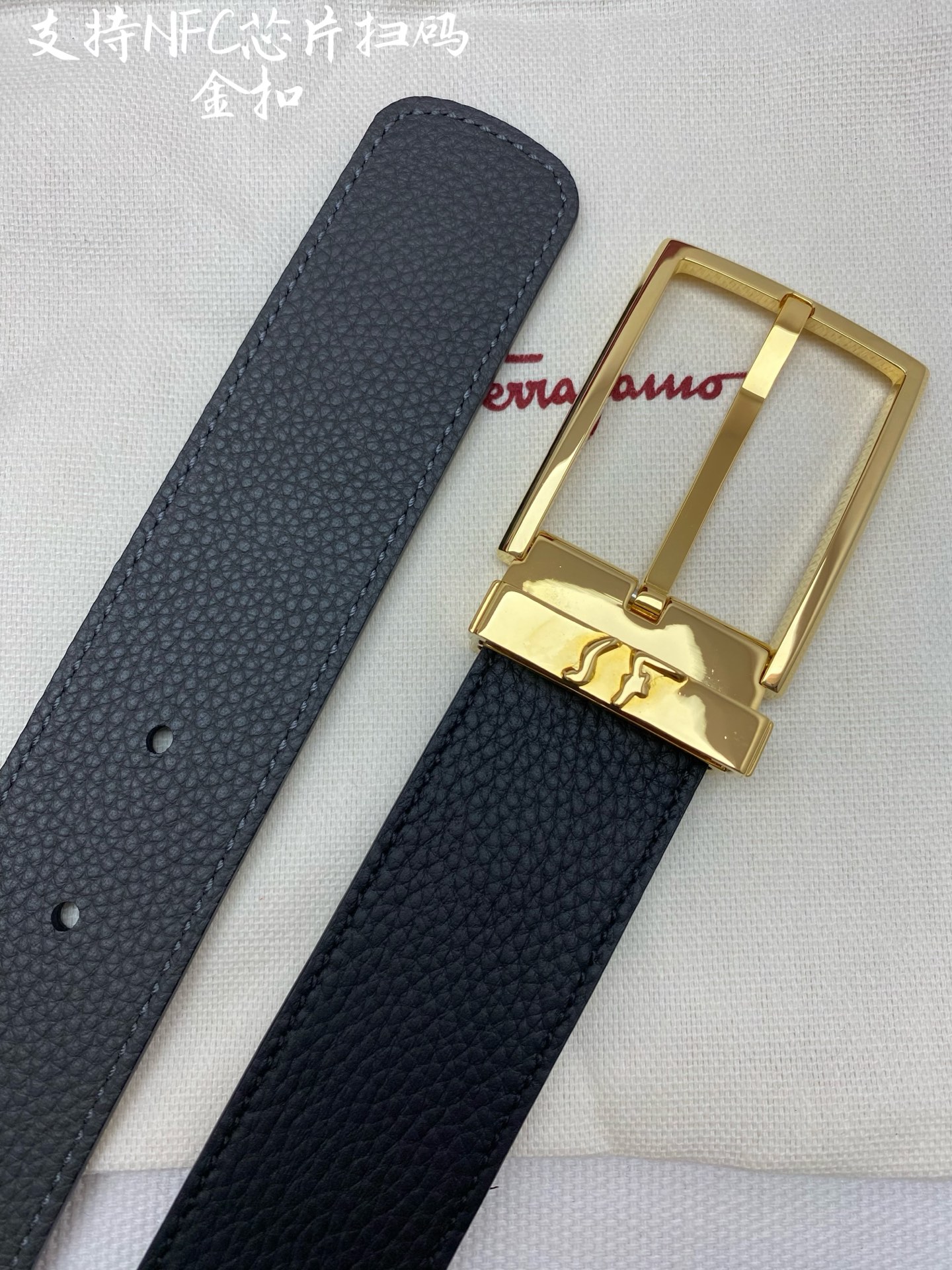 NFC-F3.5cm高级定制款男士皮带 ，双面进口牛皮，自行选择搭配 真材实料 很有质感 时尚经典不失风