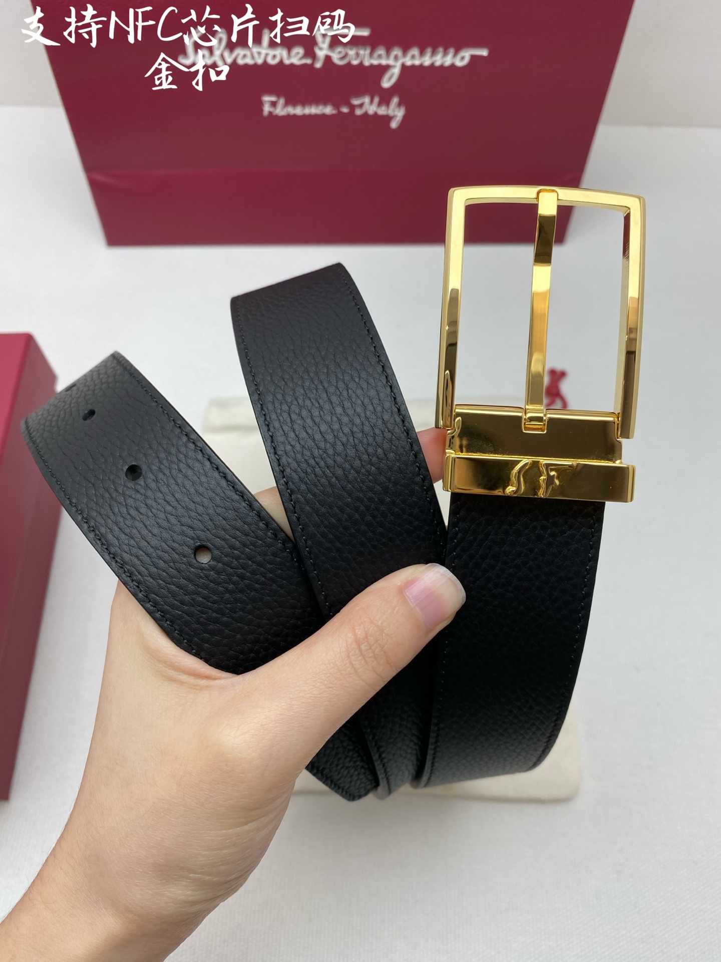 NFC-F3.5cm高级定制款男士皮带 ，双面进口牛皮，自行选择搭配 真材实料 很有质感 时尚经典不失风