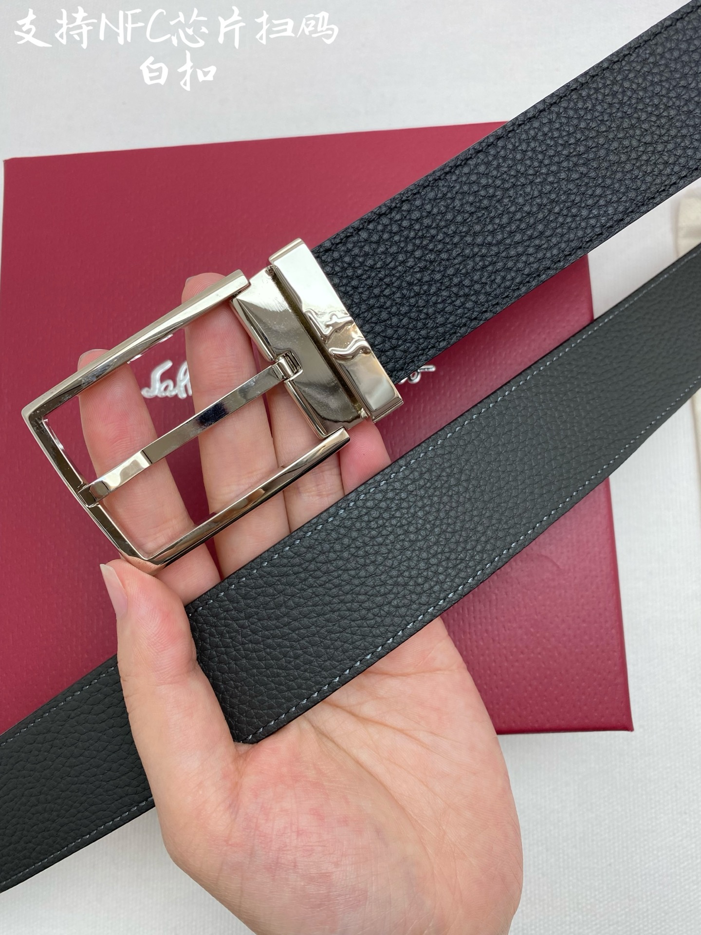 NFC-F3.5cm高级定制款男士皮带 ，双面进口牛皮，自行选择搭配 真材实料 很有质感 时尚经典不失风