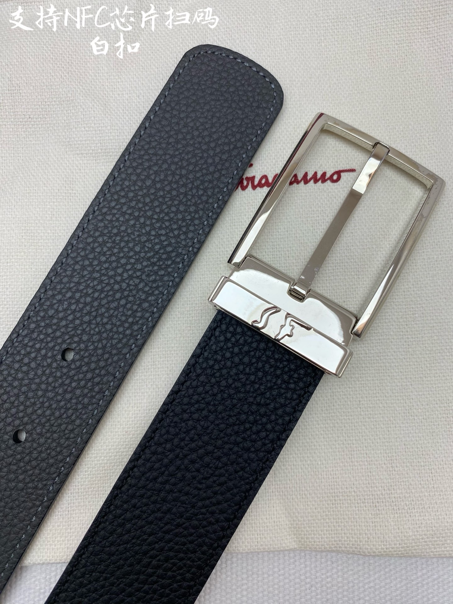 NFC-F3.5cm高级定制款男士皮带 ，双面进口牛皮，自行选择搭配 真材实料 很有质感 时尚经典不失风
